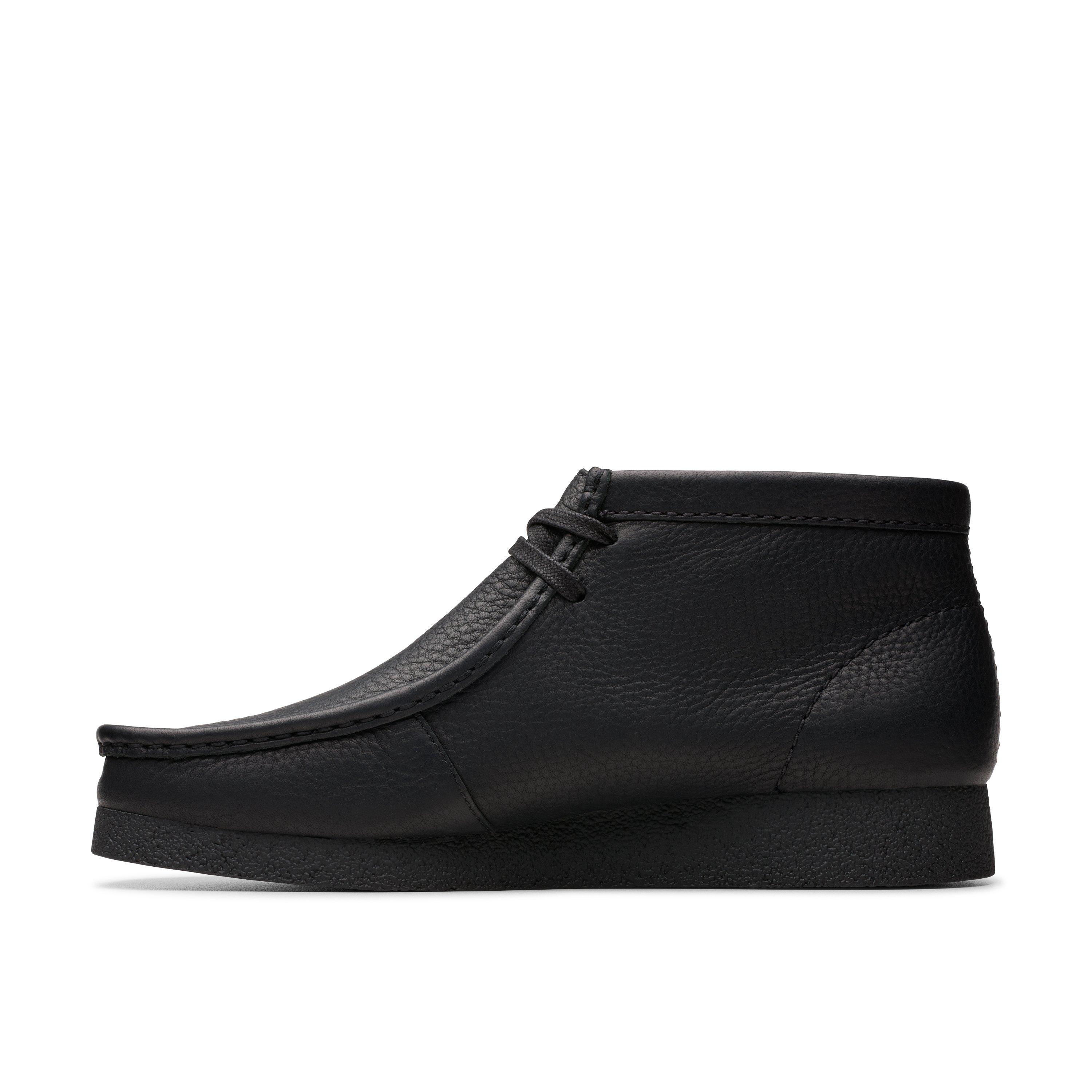 Black Leather - Clarks - Clarks Wallabee Evo Sn64 - 2