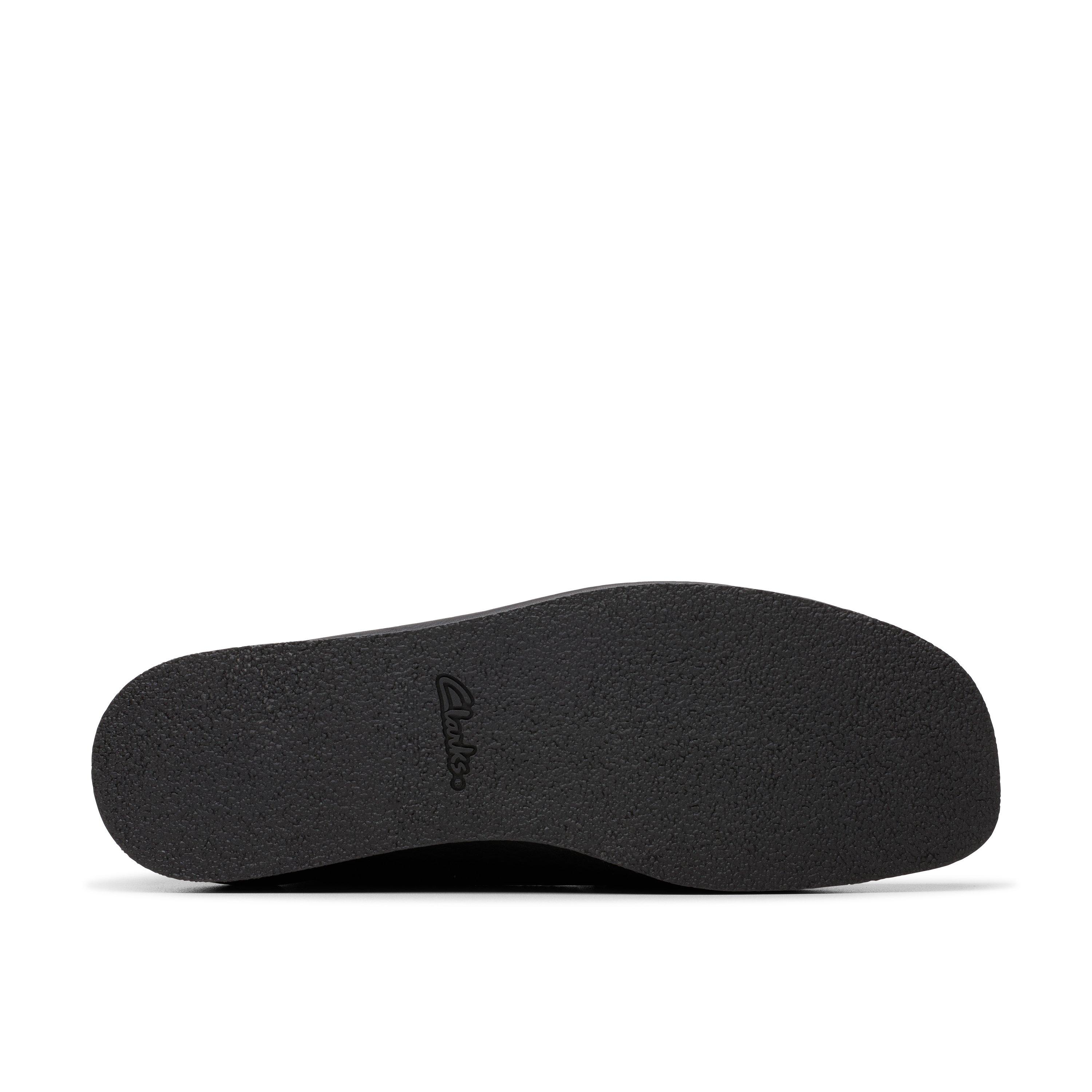 Black Leather - Clarks - Clarks Wallabee Evo Sn64 - 3
