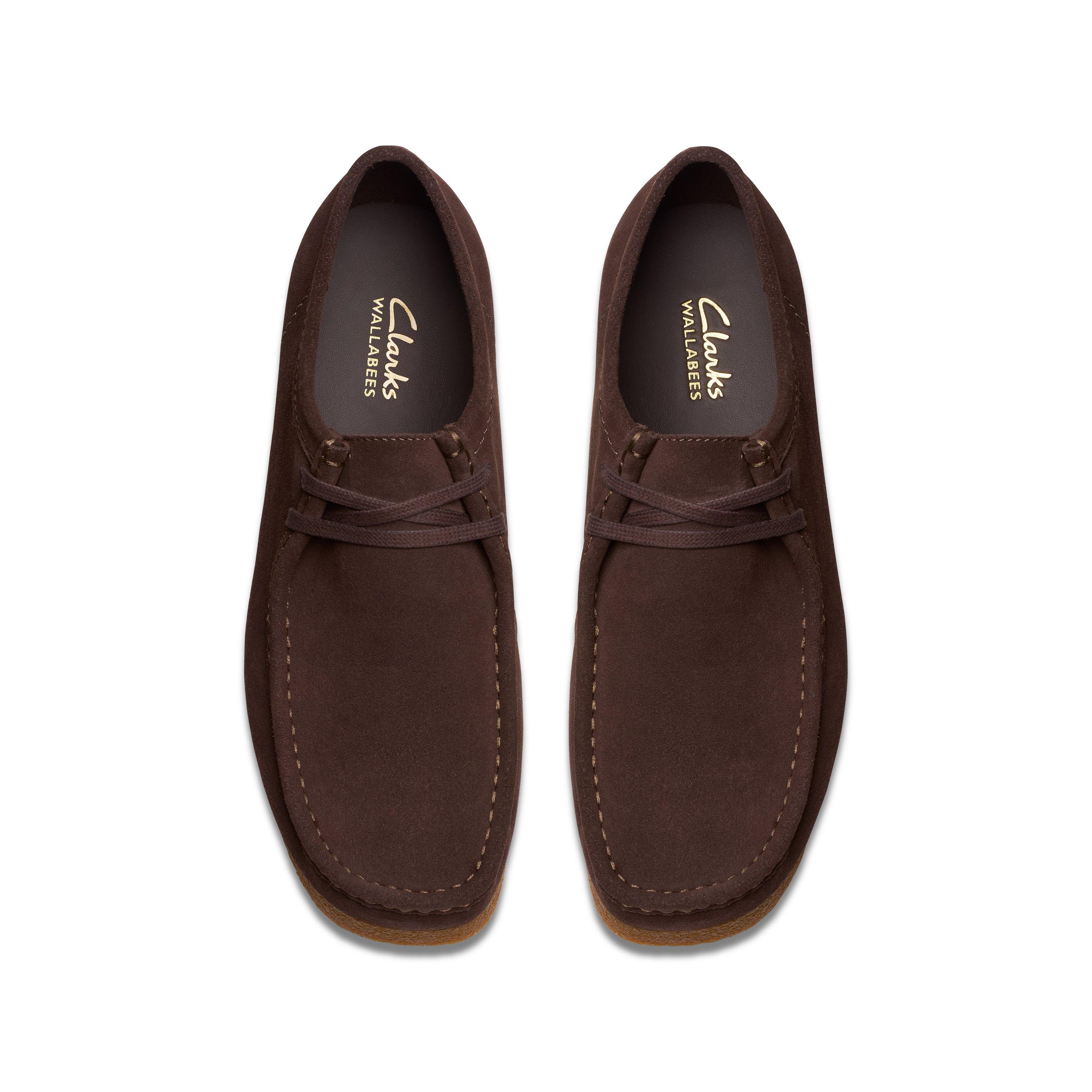 Dark Brown - Clarks - Men's Wallabee EVO Moc-Toe Shoes - 6