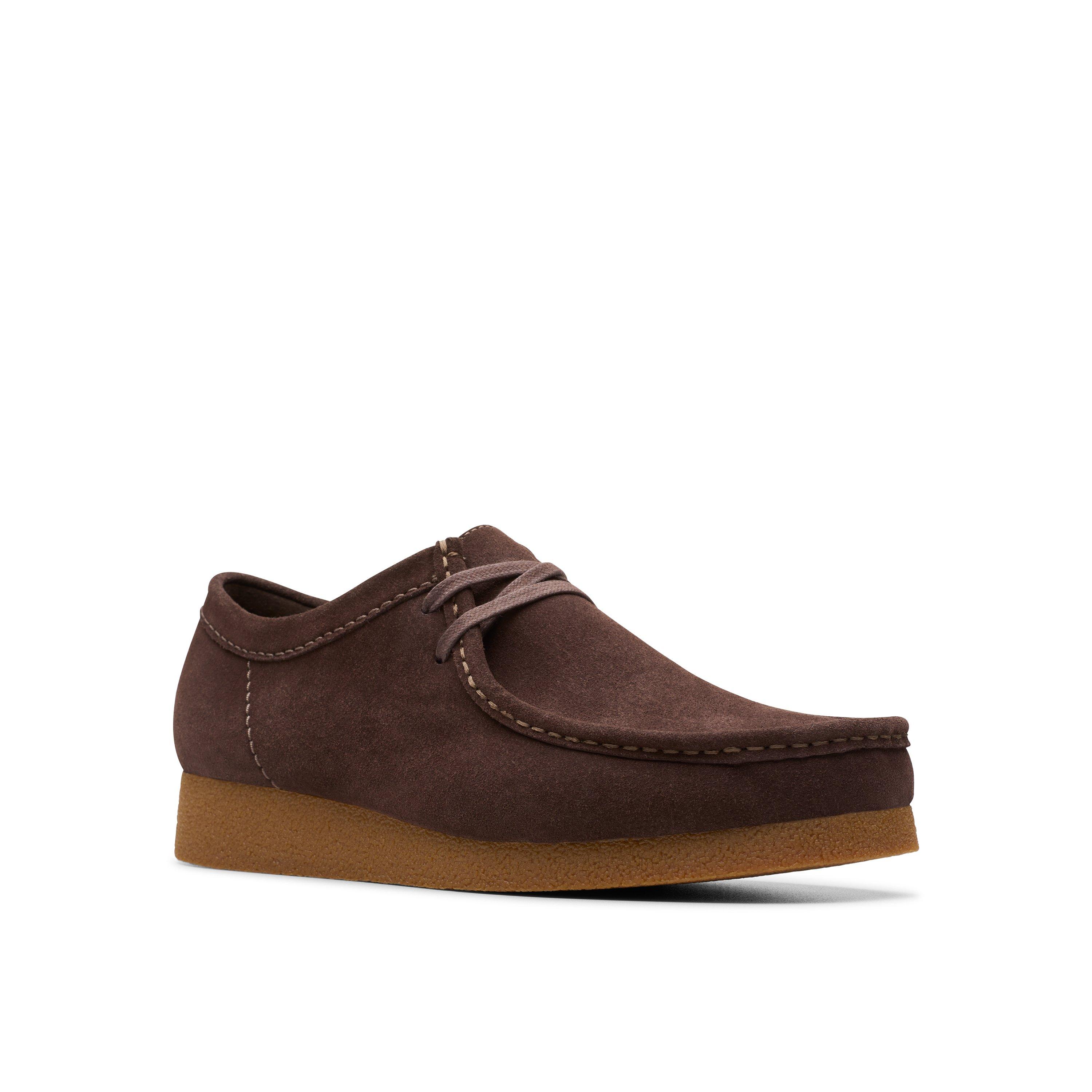 Dark Brown - Clarks - Men's Wallabee EVO Moc-Toe Shoes - 7