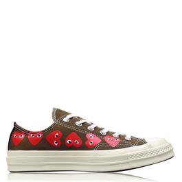 Comme des Garcons PLAY X Converse Chuck Taylor Low Top Trainers