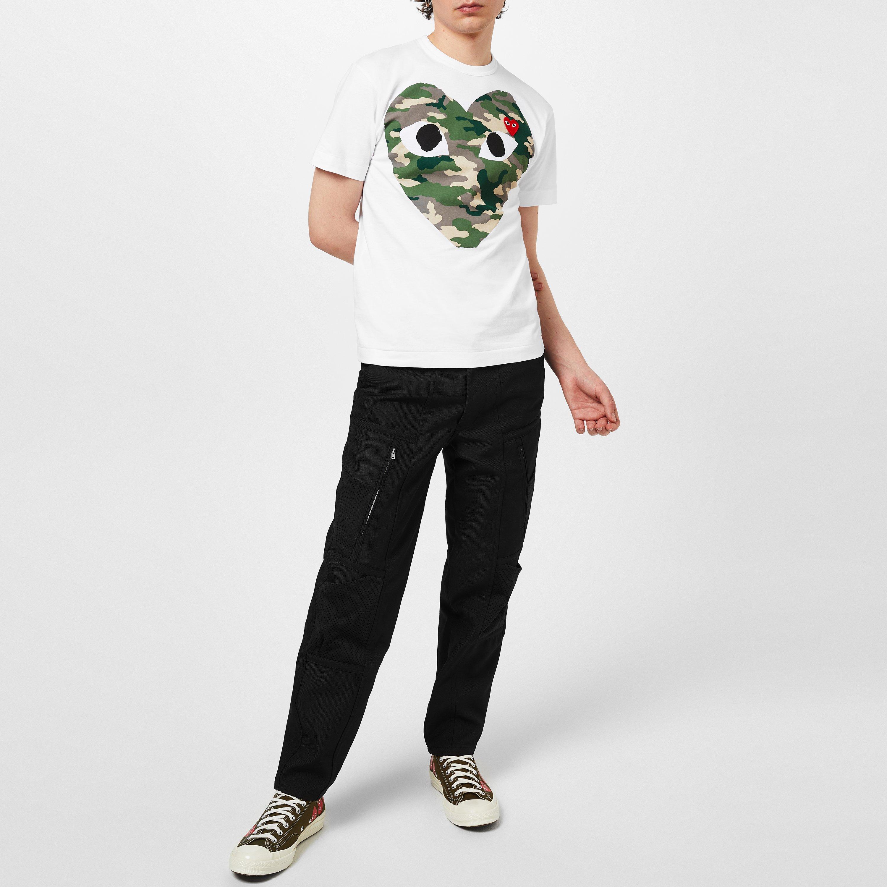 Khaki - Comme des Garcons PLAY - X Converse Chuck Taylor Low Top Trainers - 7