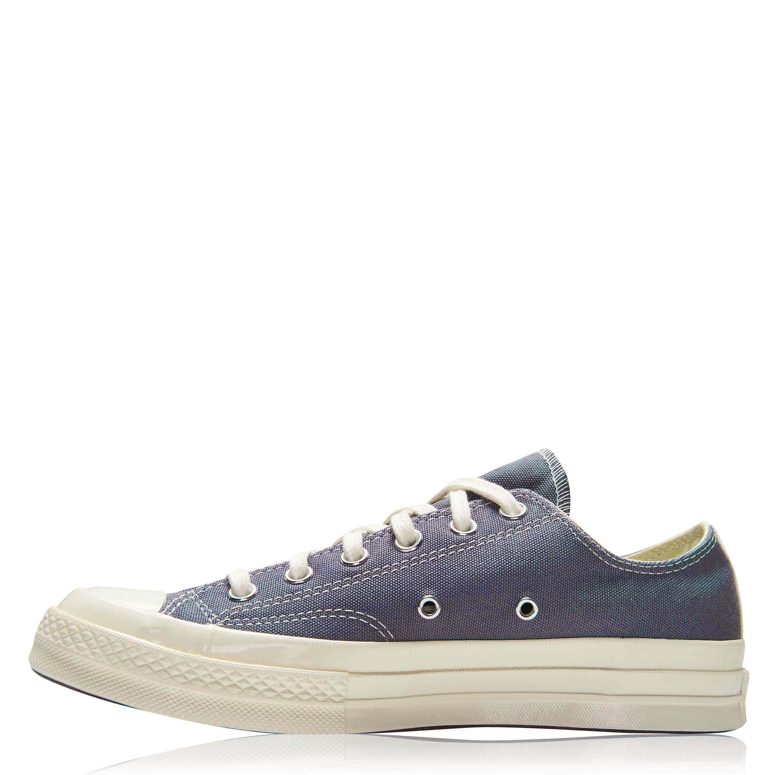 Grey 1 - Comme des Garcons PLAY - X Converse Large Peeping Heart Chuck Taylor 70 Trainers - 3