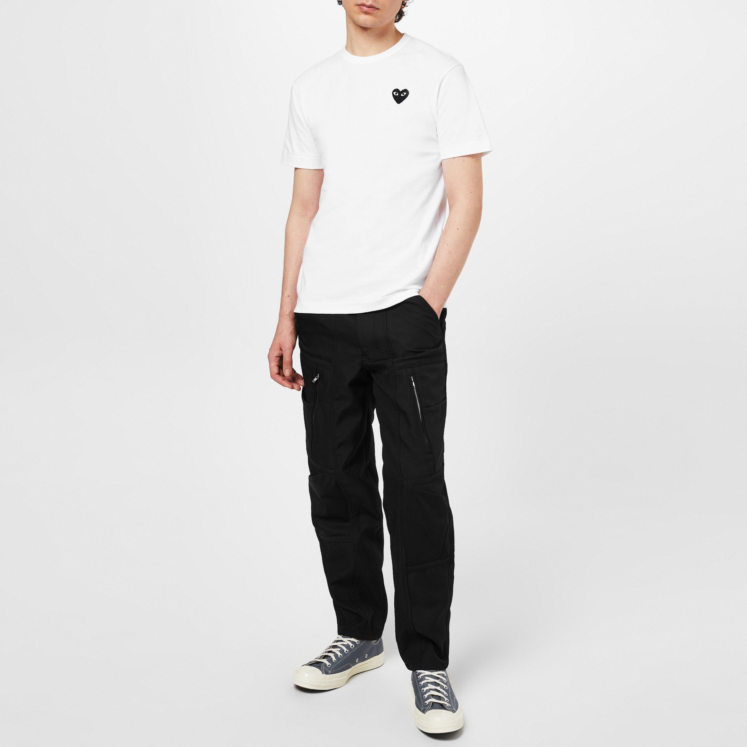 Grey 1 - Comme des Garcons PLAY - X Converse Large Peeping Heart Chuck Taylor 70 Trainers - 7