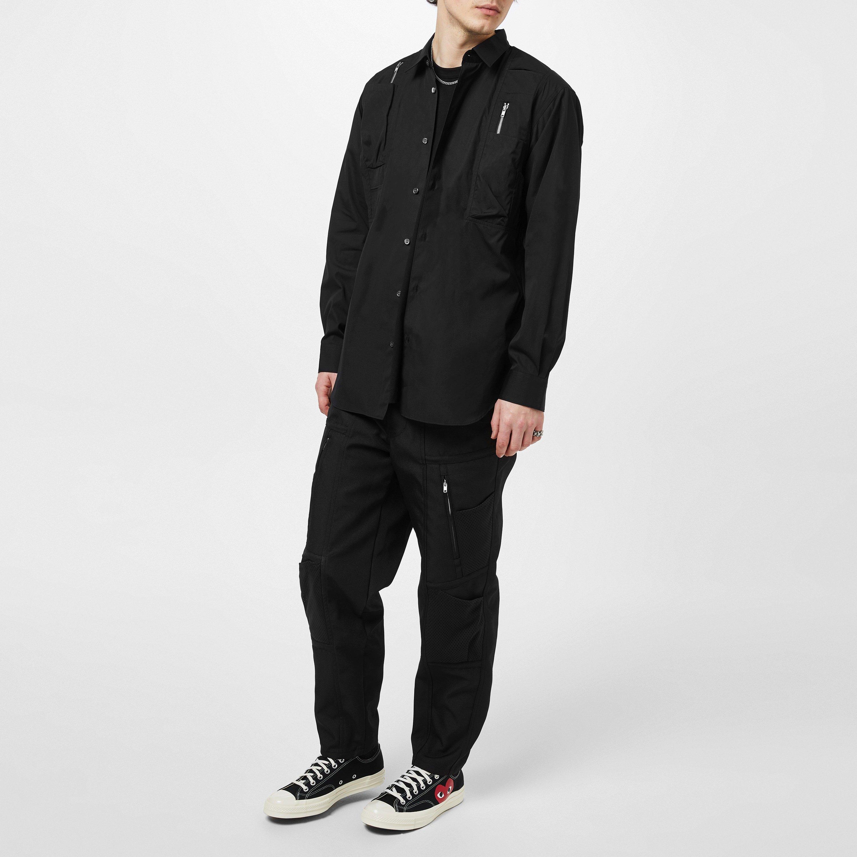 Black 1 - Comme des Garcons PLAY - X Converse Large Peeping Heart Chuck Taylor 70 Trainers - 6