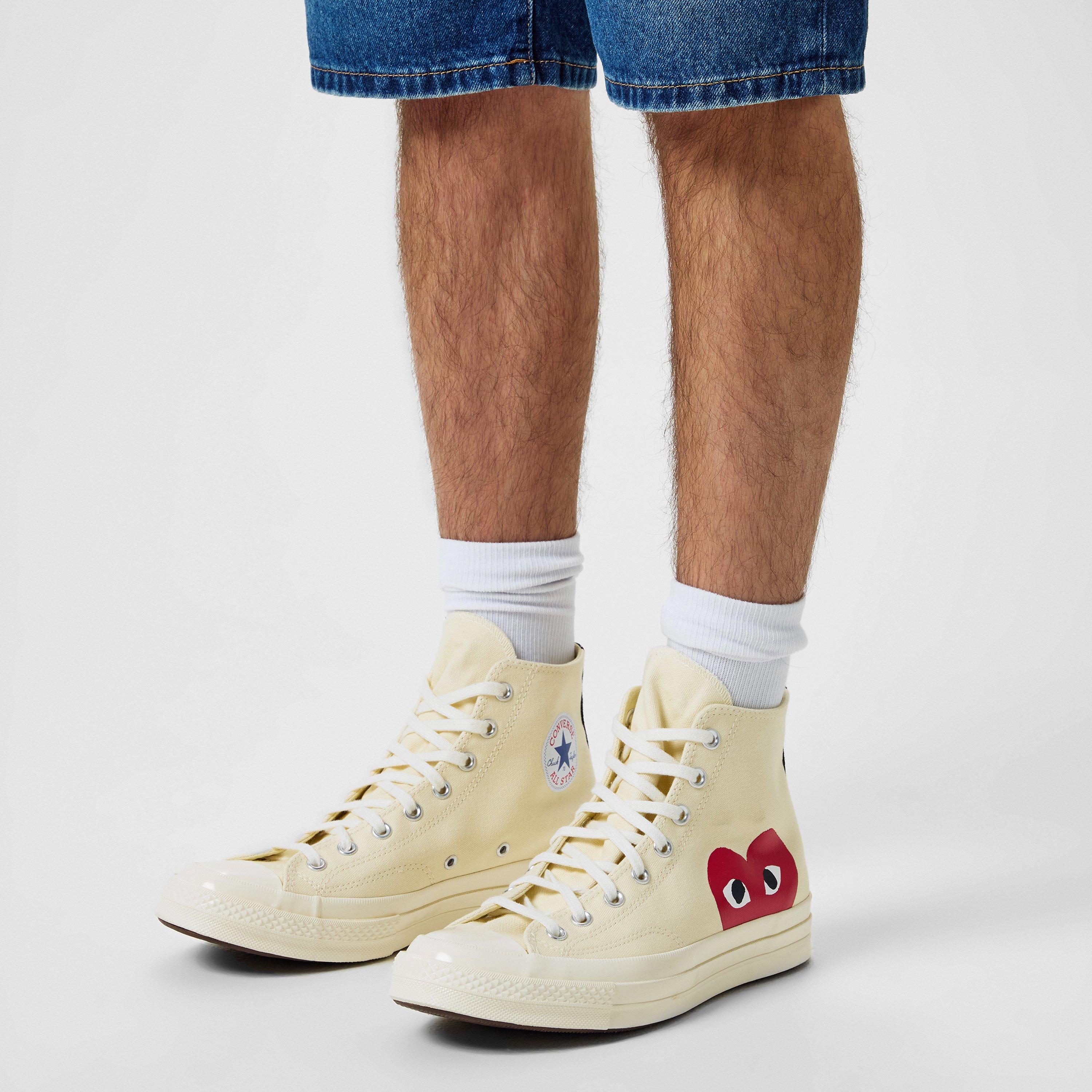 Comme des Garcons PLAY | Chuck Logo High Top Trainers | Canvas