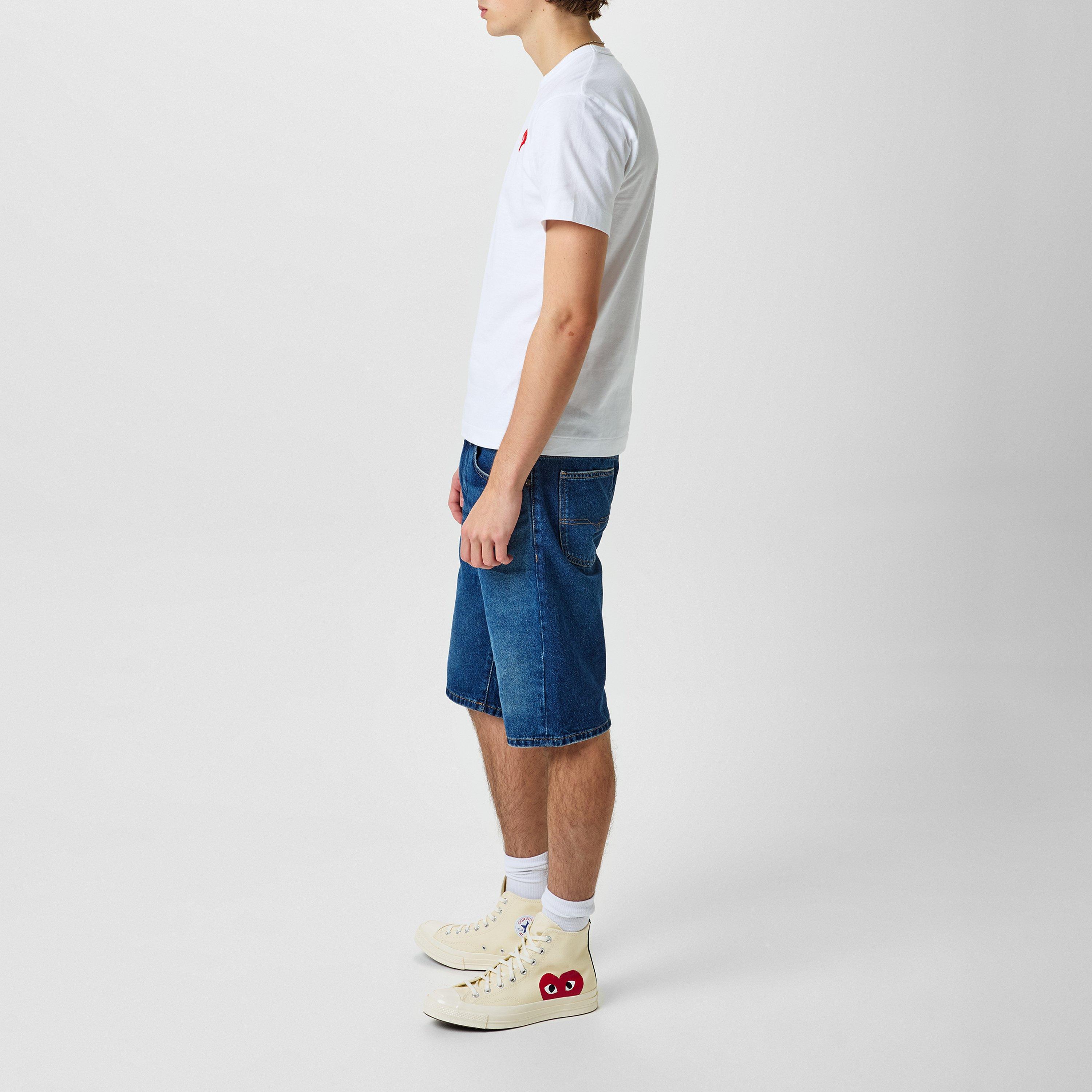 White 2 - Comme des Garcons PLAY - Chuck Logo High Top Trainers - 6