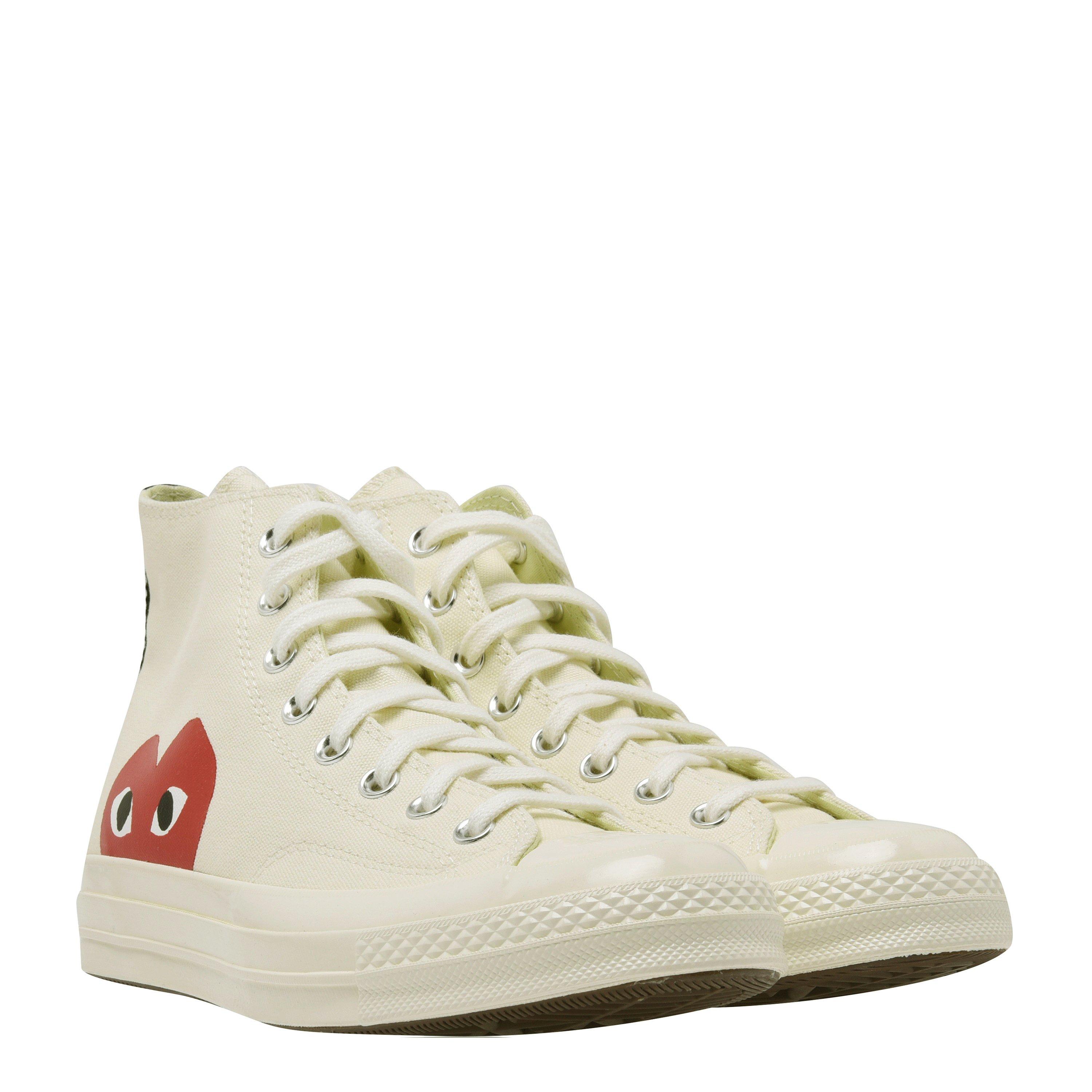 Comme des Garcons PLAY Chuck Logo High Top Trainers Canvas High USC