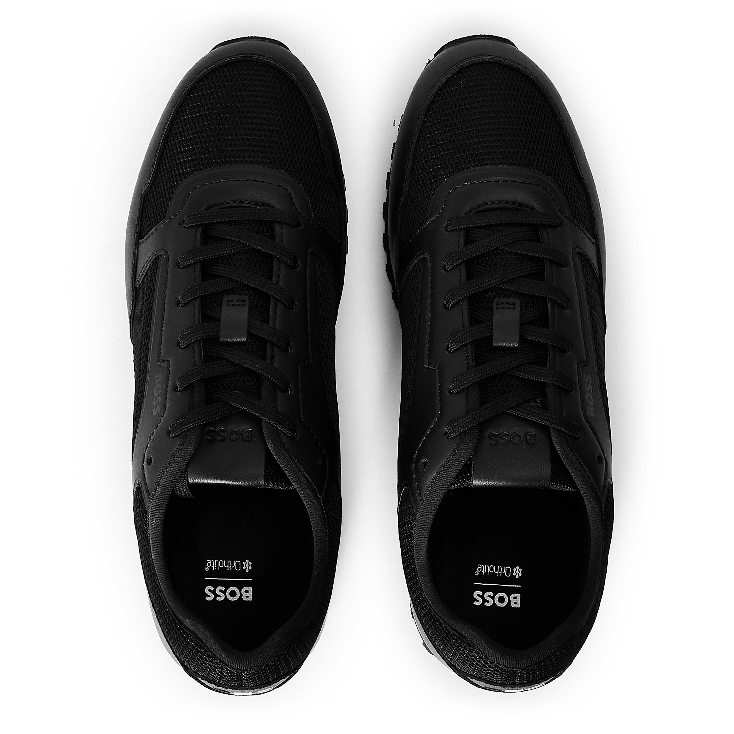 Black - Boss - Boss Parkour-L Runn Methn 10277965 Low-Top Trainers Mens - 4