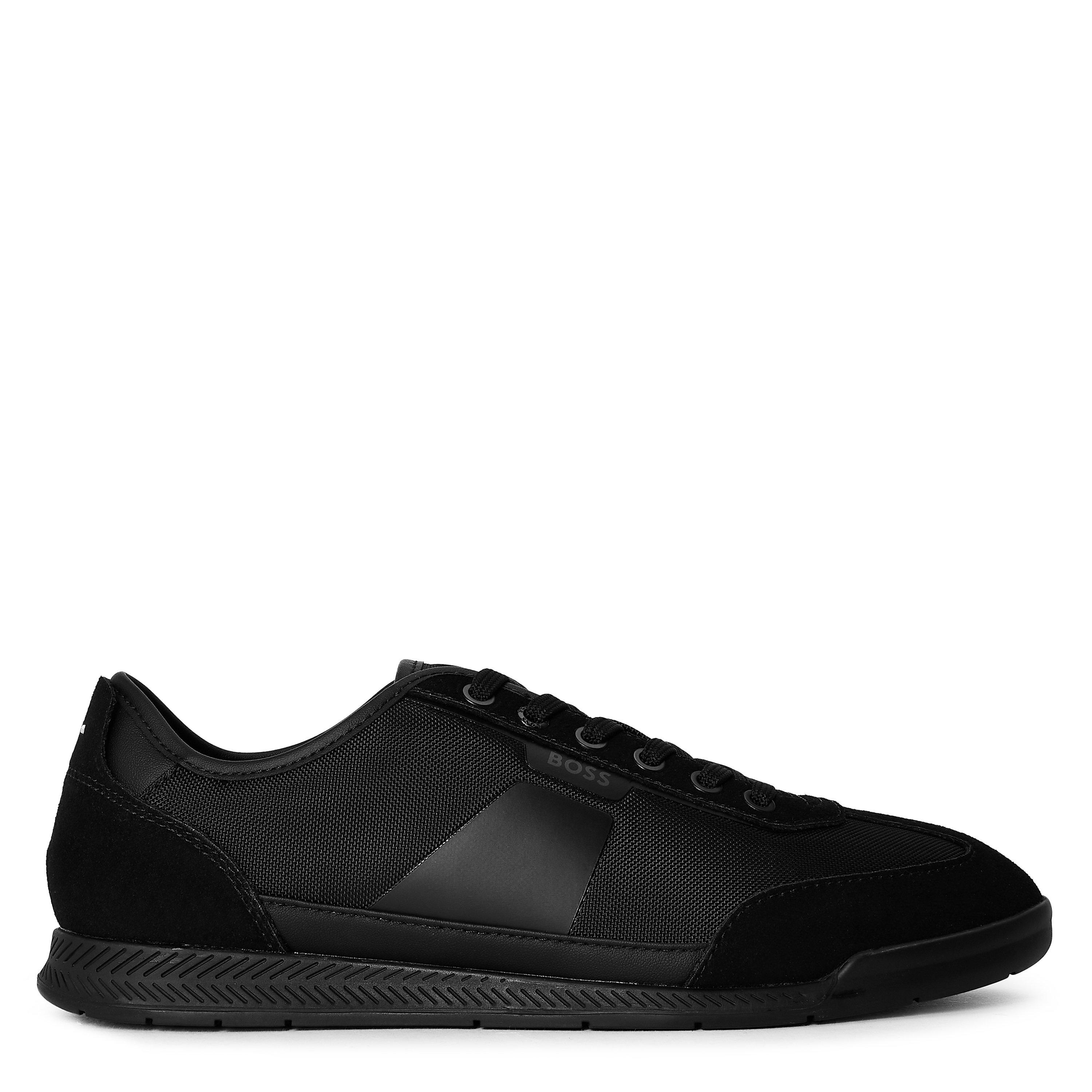 Boss Men's Nitan Lowp Nymith 10271652 01 Low-Top Trainers - Black - 9 (43)