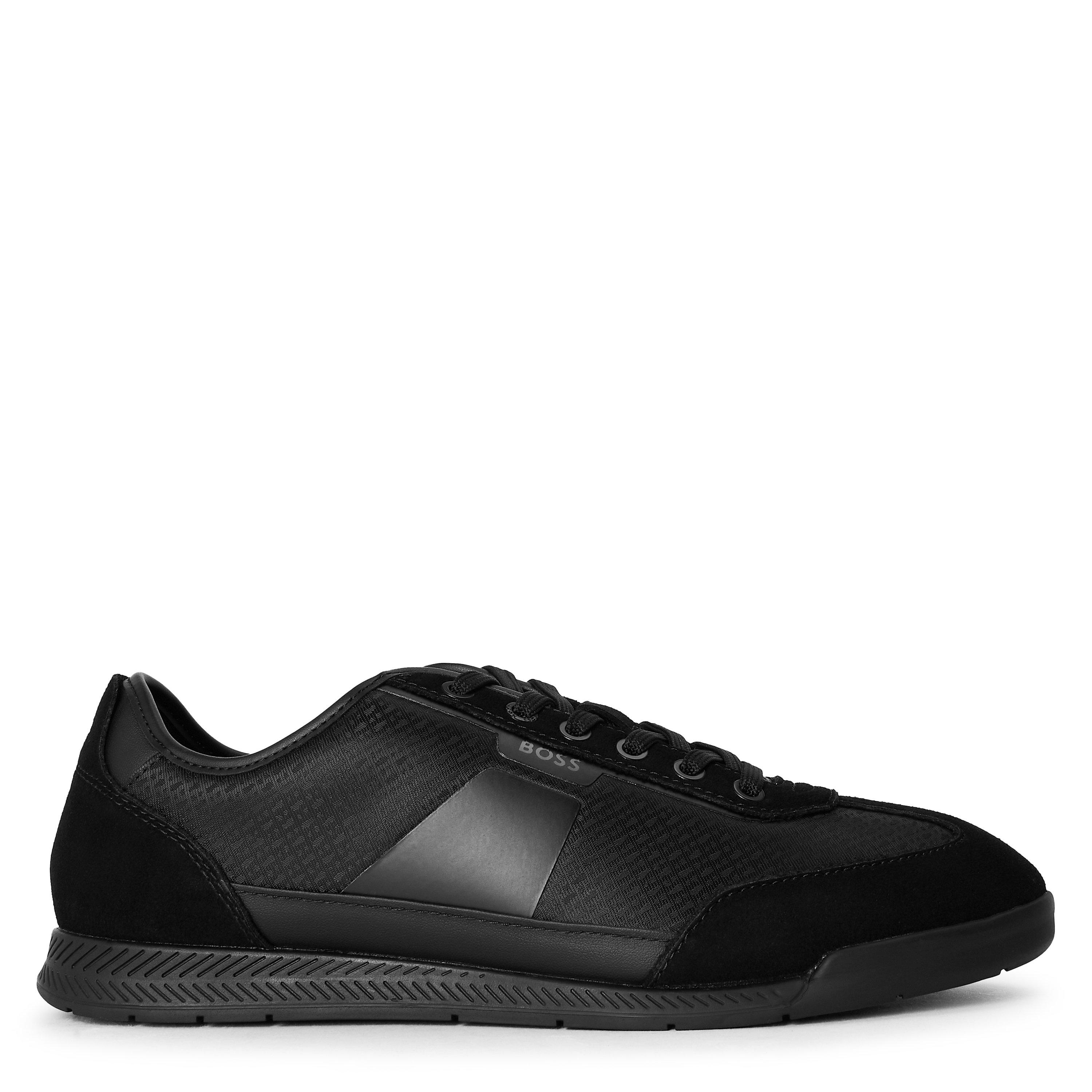 Boss Men's Nitan Lowp Nymn 10277929 01 Low-Top Trainers - Black - 8 (42)