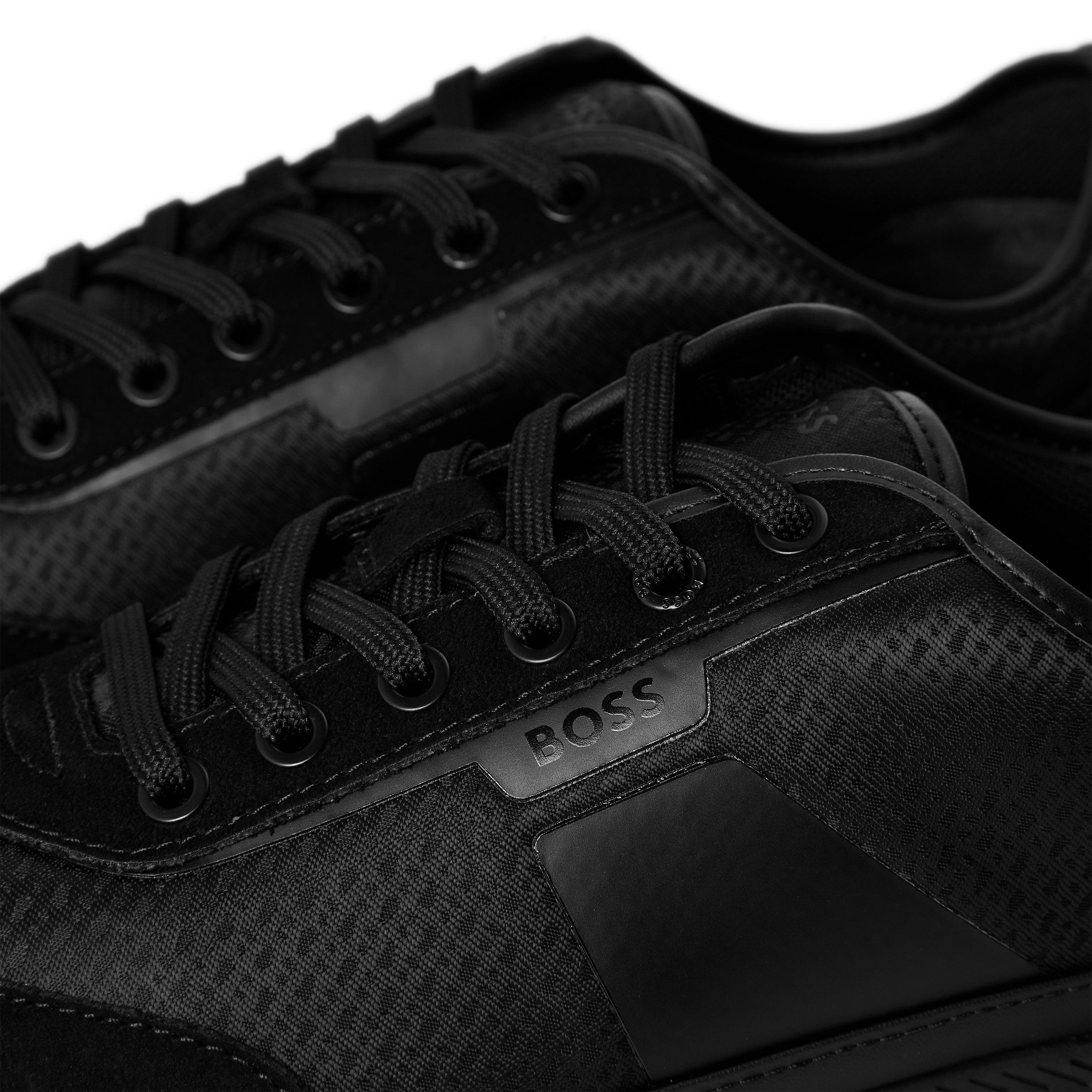 Black - Boss - Boss Nitan Lowp Nymn 10277929 01 Low-Top Trainers Mens - 3