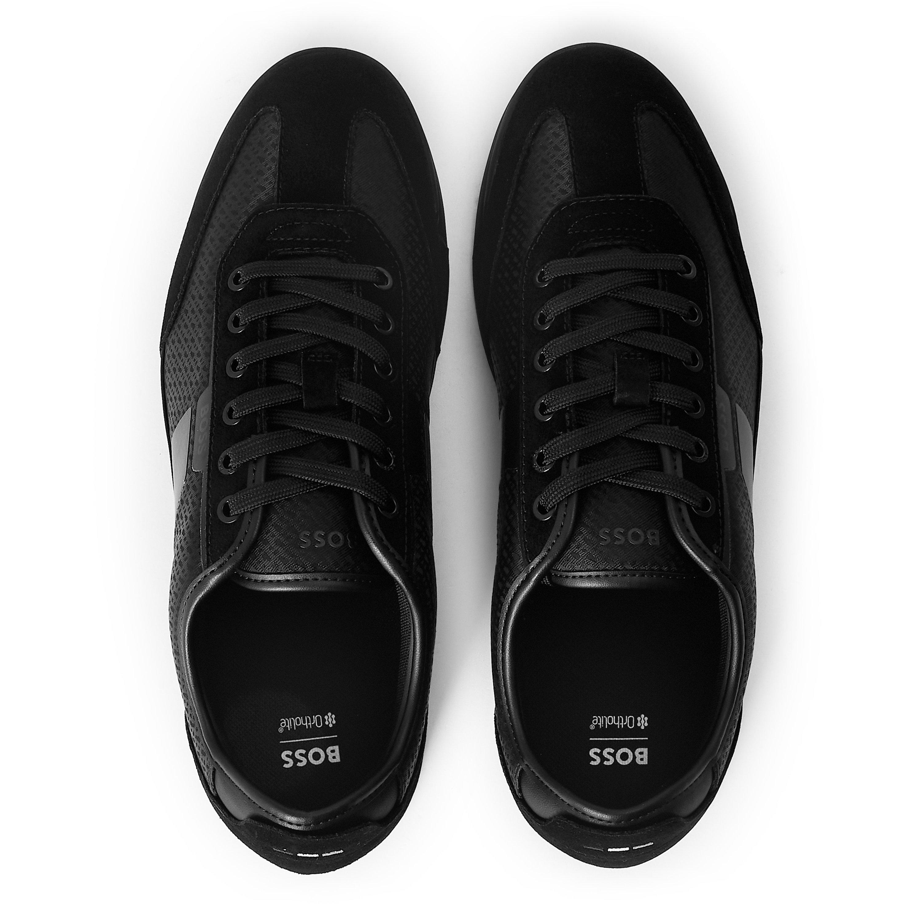 Black - Boss - Boss Nitan Lowp Nymn 10277929 01 Low-Top Trainers Mens - 4