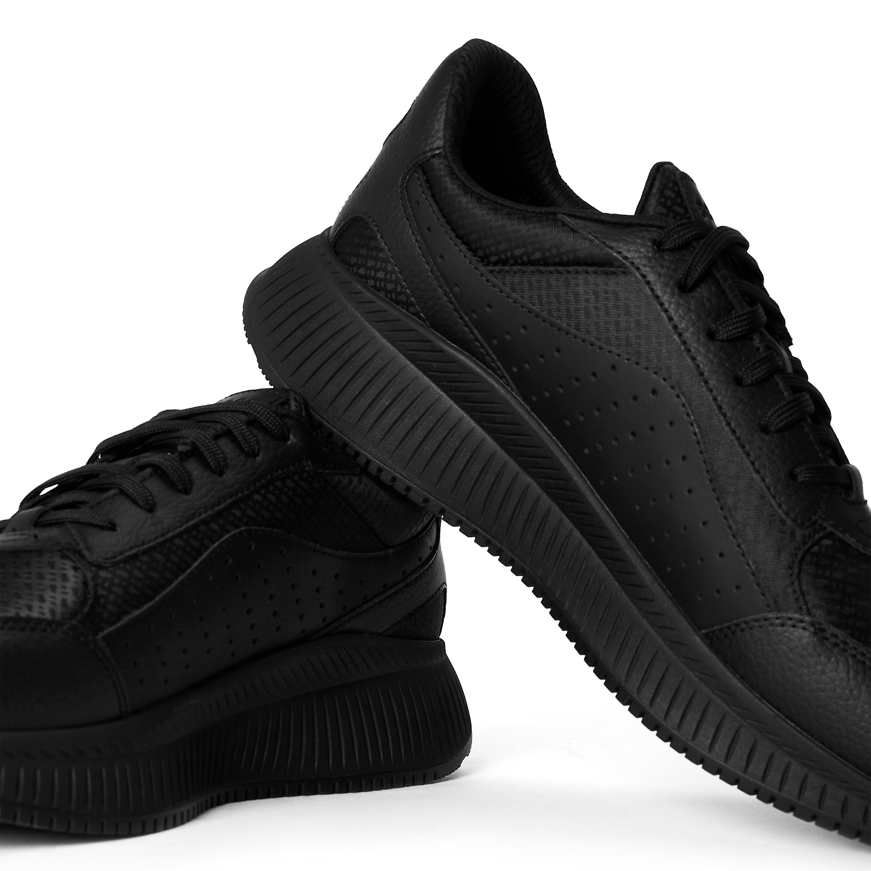 Black - Boss - Boss Ttnm Evo Runn Ltnymn 10277929 Low-Top Trainers Mens - 3