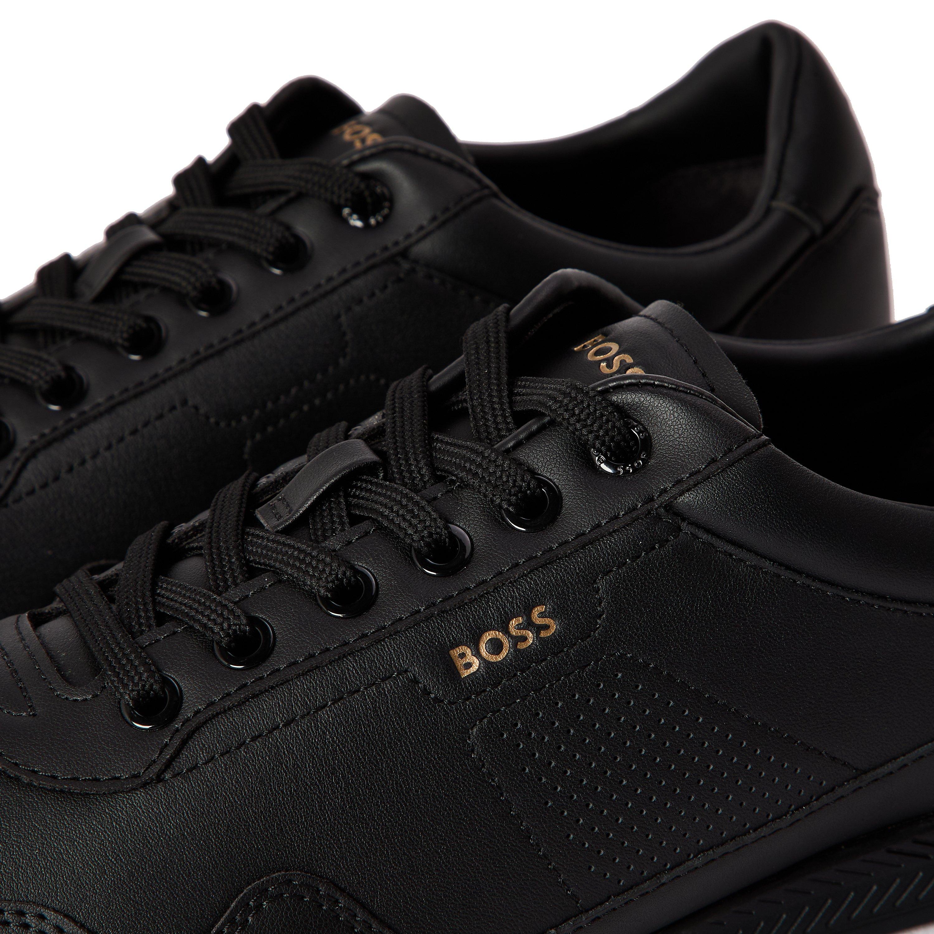 Black - Boss - Boss Nitan Ltpf 10262347 01 Low-Top Trainers Mens - 3