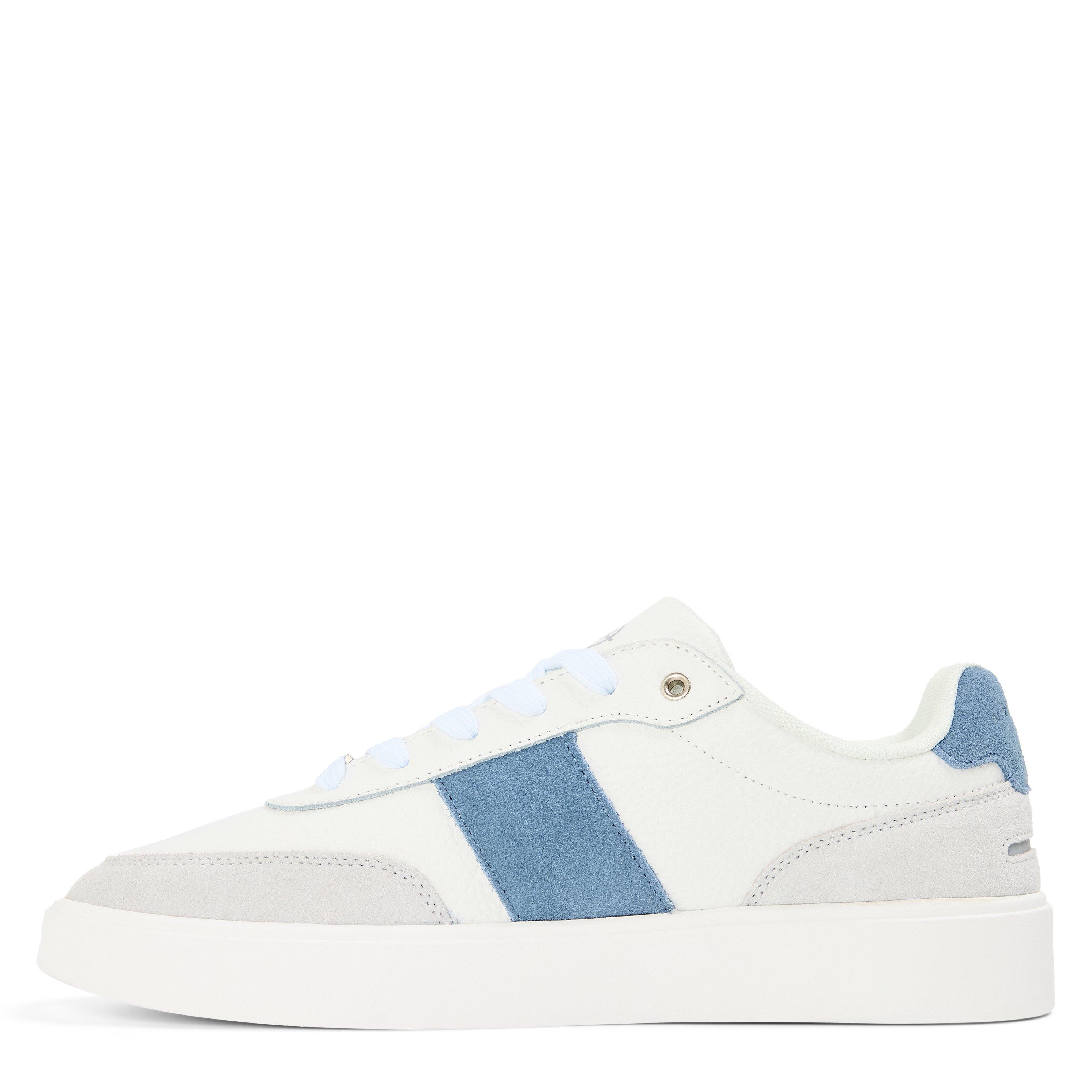 White/Pet/Gry - Unseen Footwear - Men's Halket Low-Top Trainers - 2