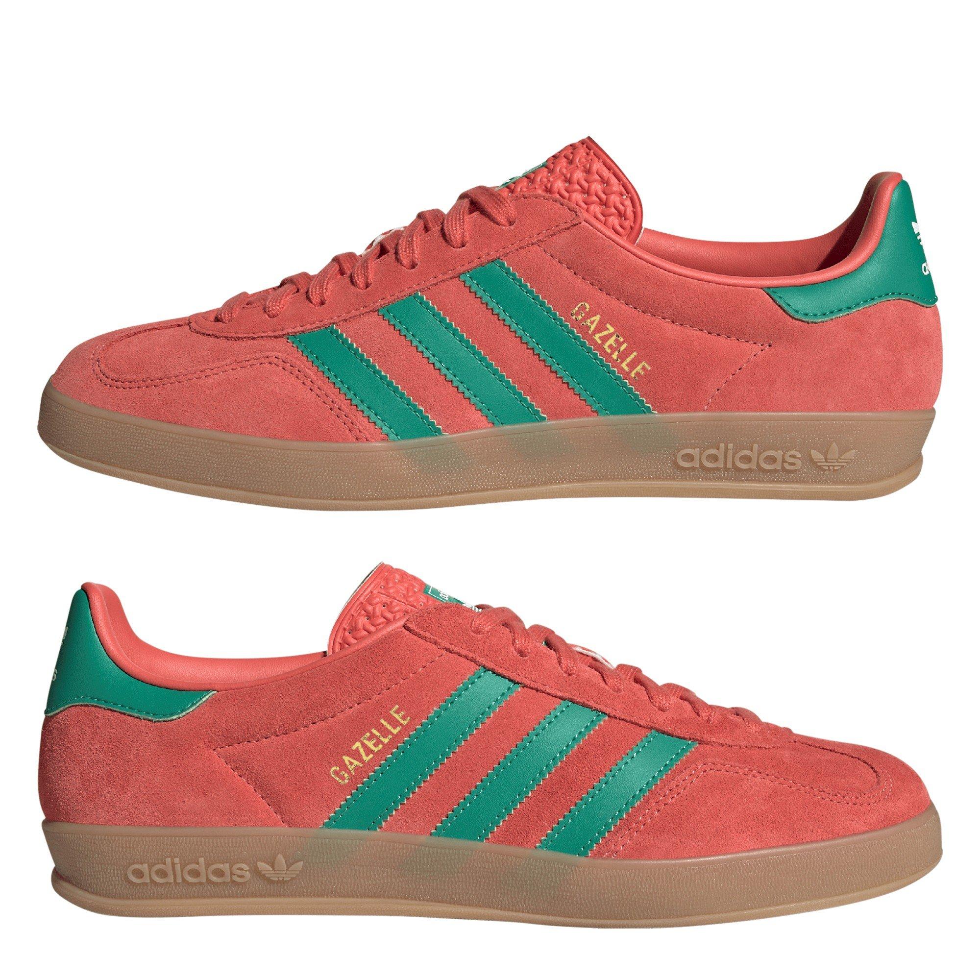Scarlet - adidas Originals - Unisex Adults Gazelle Indoor Low-Top Trainers - 9
