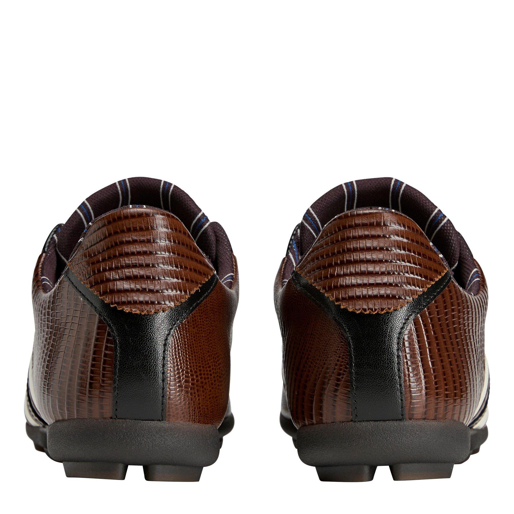 Wht/Brwn/Blue - adidas Originals - Mens Wales Bonner Y3 The Field Lizzard Low-Top Trainers - 4