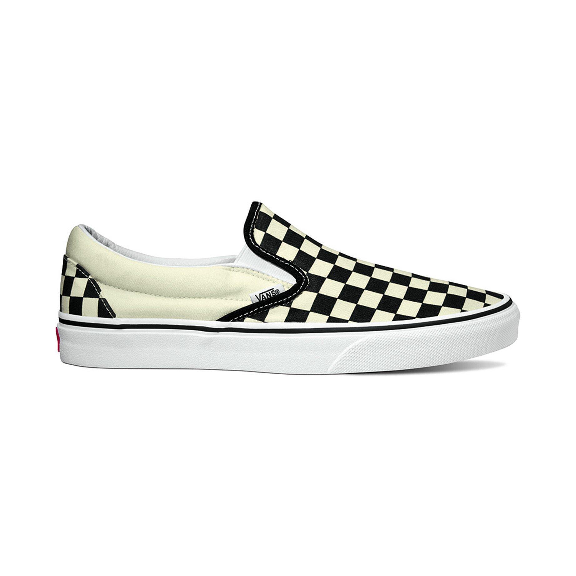 Chckerboard/Wht - Vans - Vans UA Classic SlipOn 71 - 1