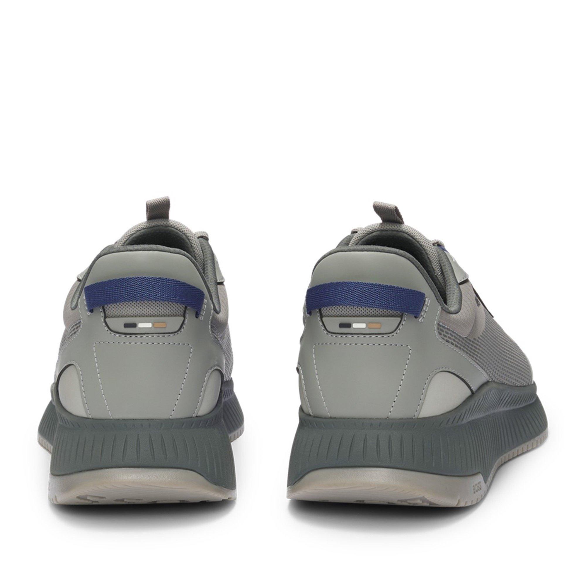 Open Grey - Boss - Men's TTNM EVO Trainers, Ribbed Outsole - 4