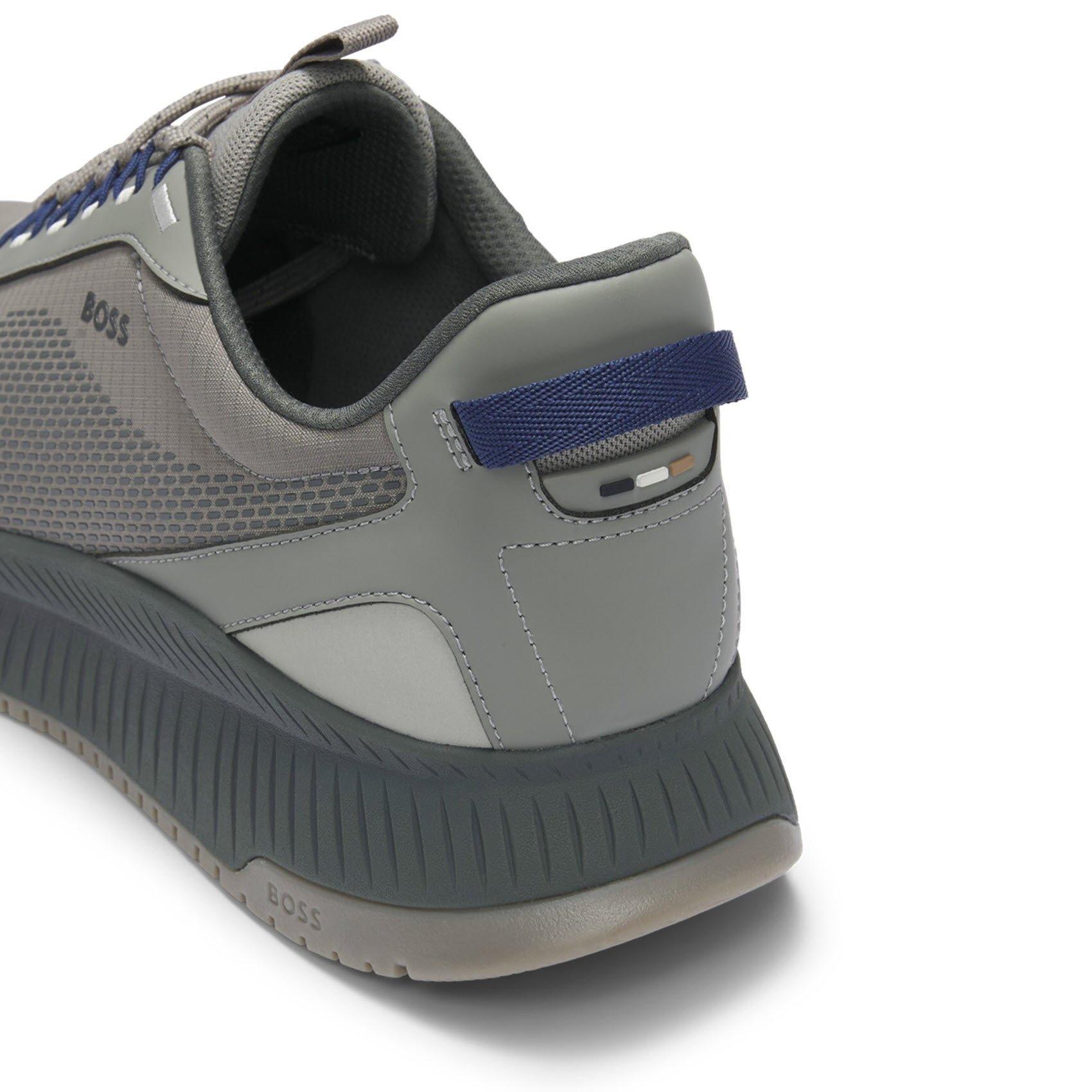 Open Grey - Boss - Men's TTNM EVO Trainers, Ribbed Outsole - 8