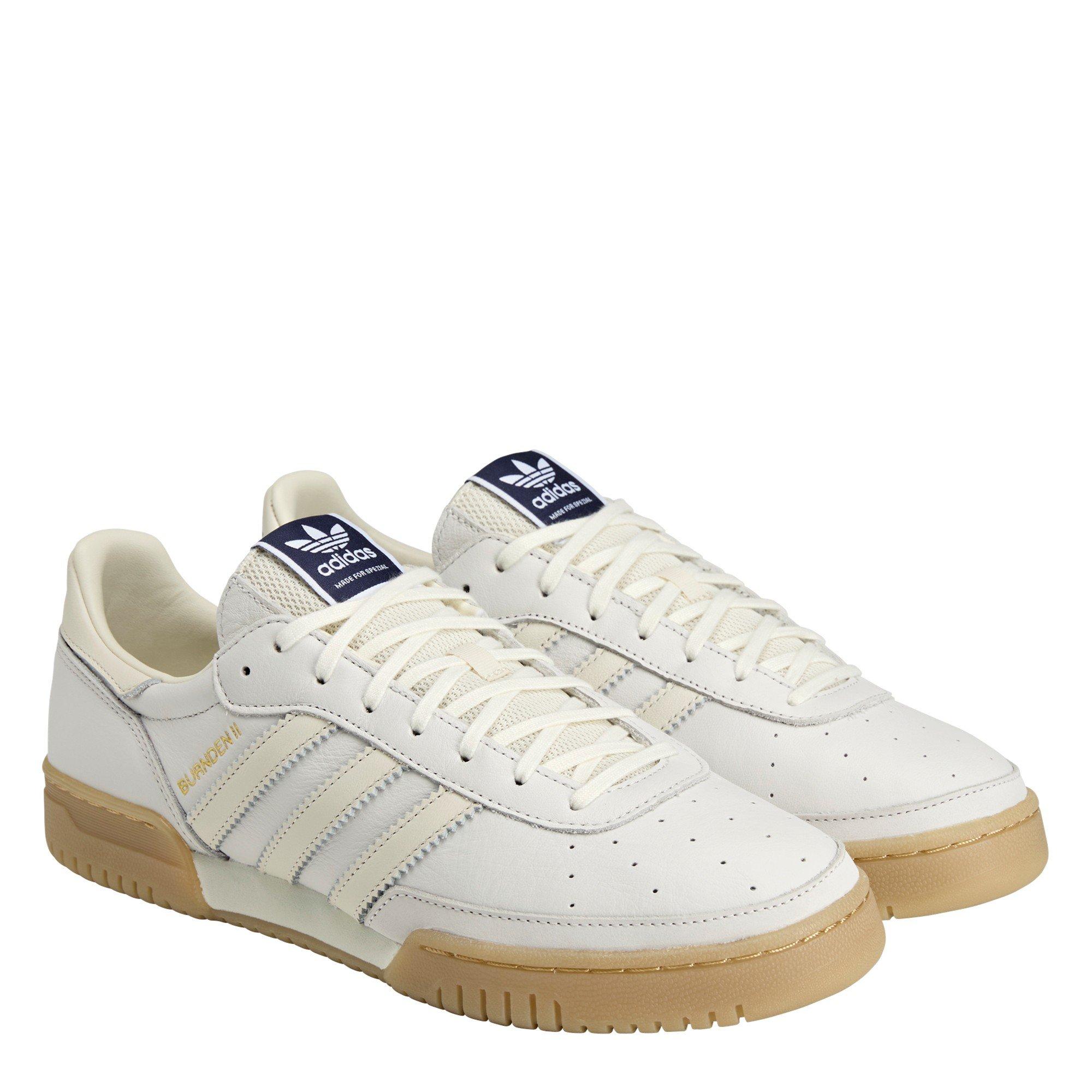 White - adidas - Mens Burnden II SPZL Trainers - 3