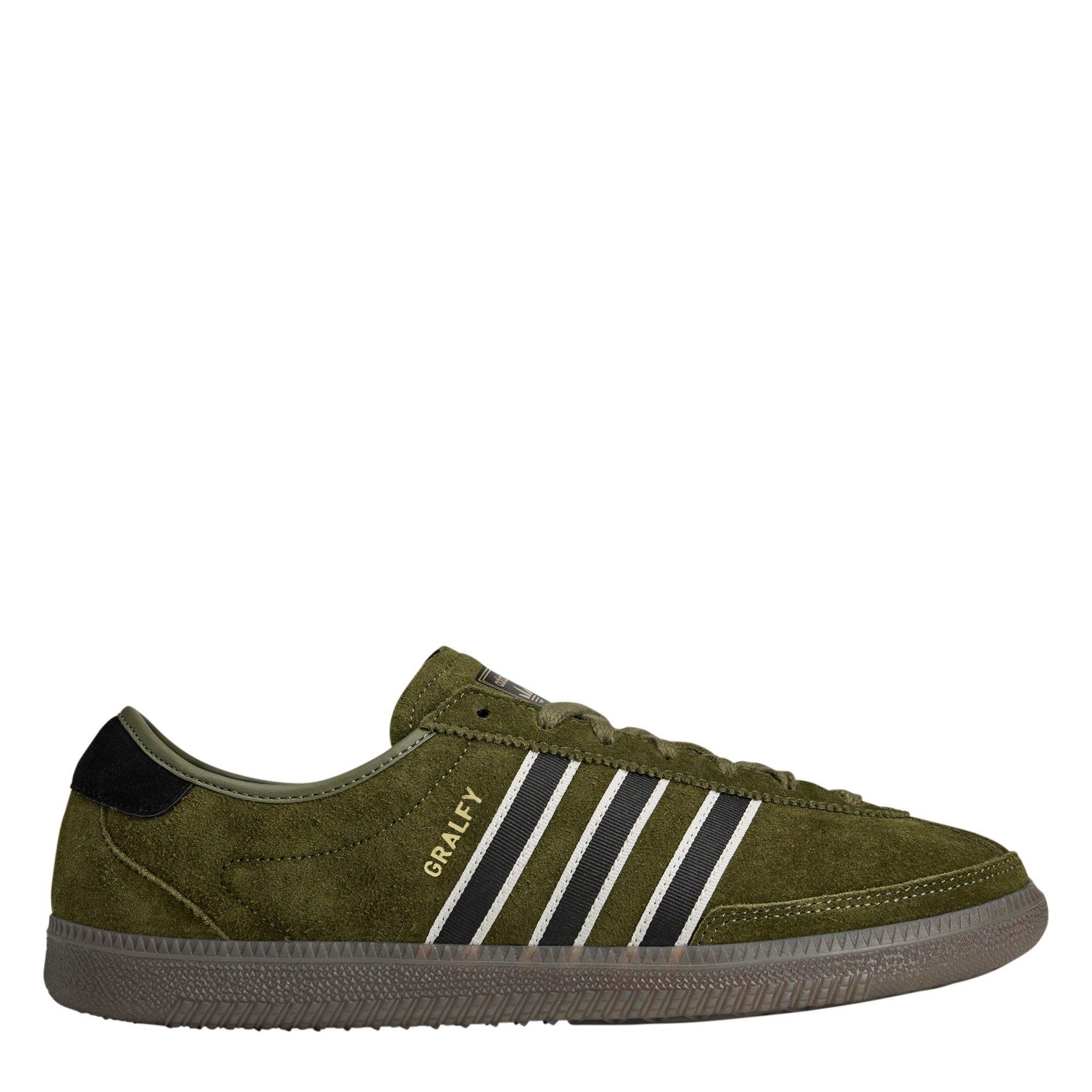 adidas x SPZL Gralfy Trainers - Olive/Navy - Size 7.5 (41.3)