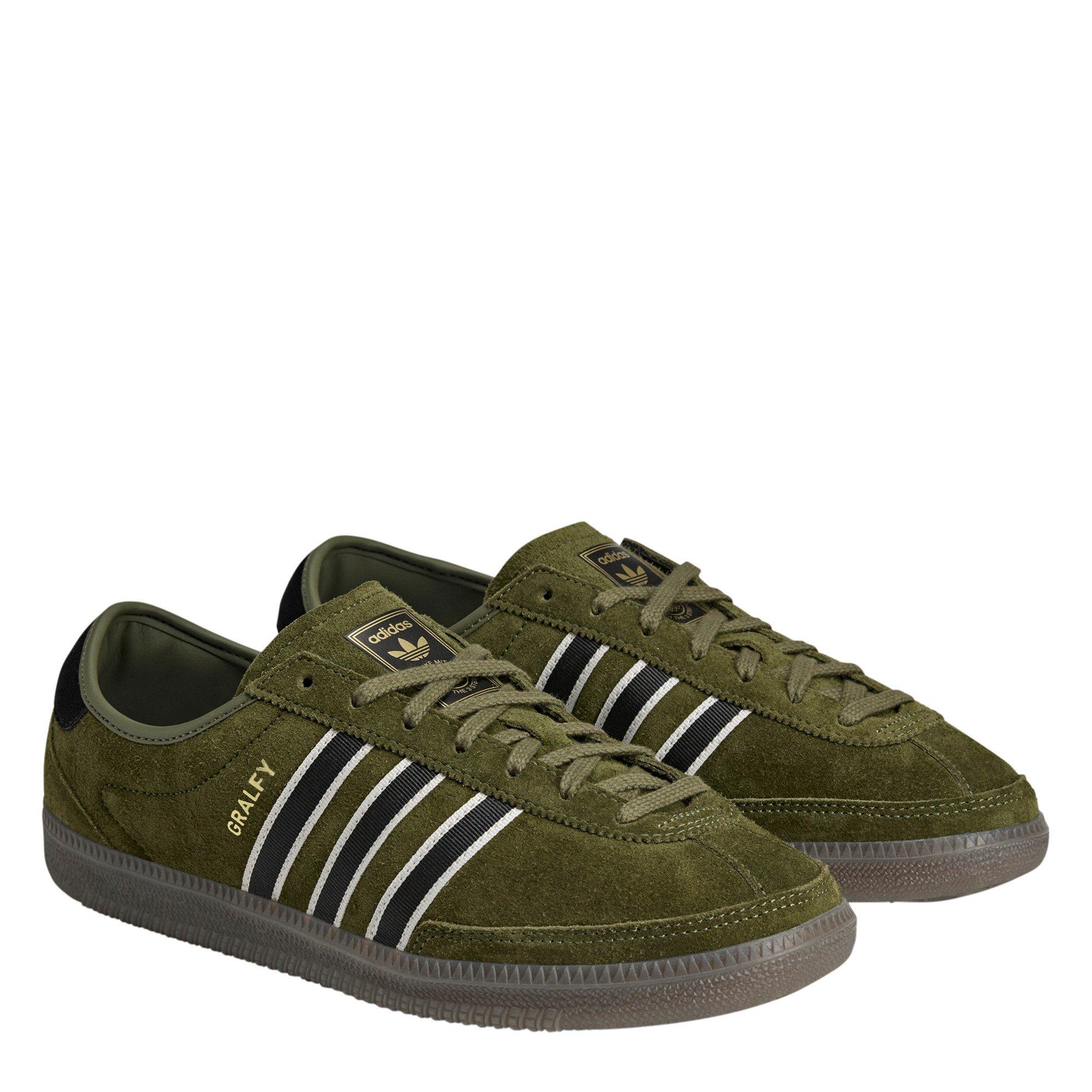 Olive/Navy - adidas - x SPZL Gralfy Trainers - 3