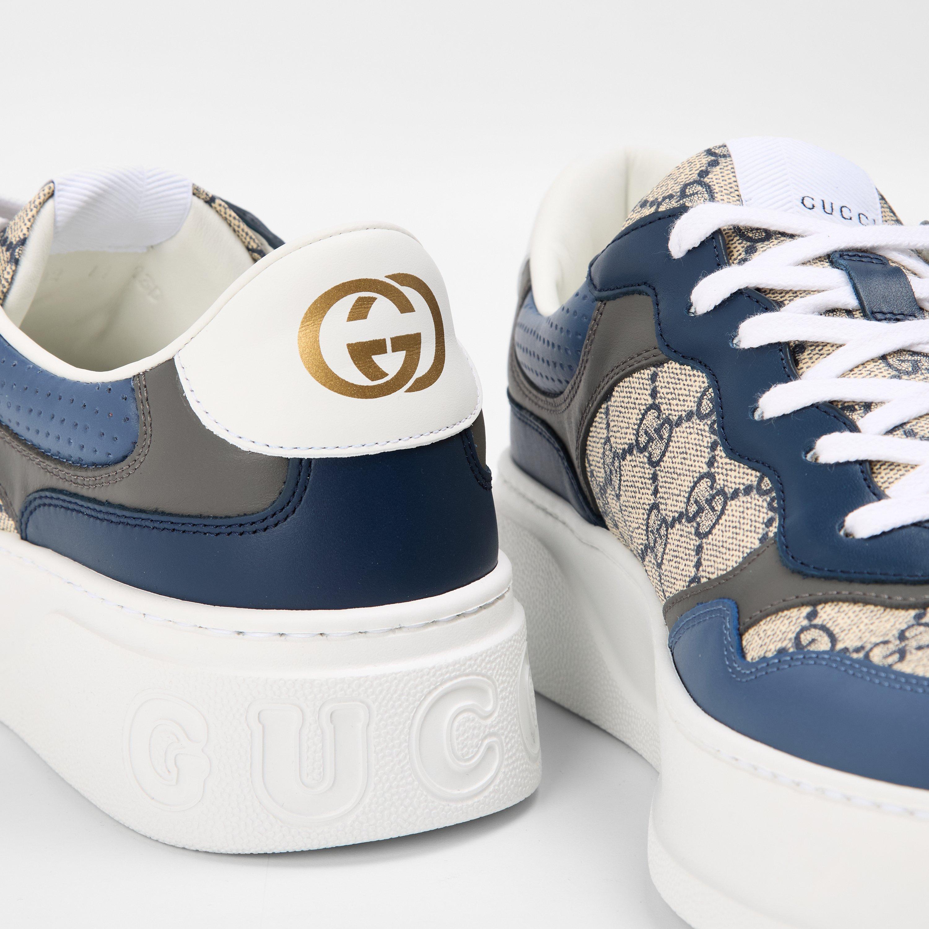 Blue/GG - Gucci - Men's Motif Chunky Trainers - 5