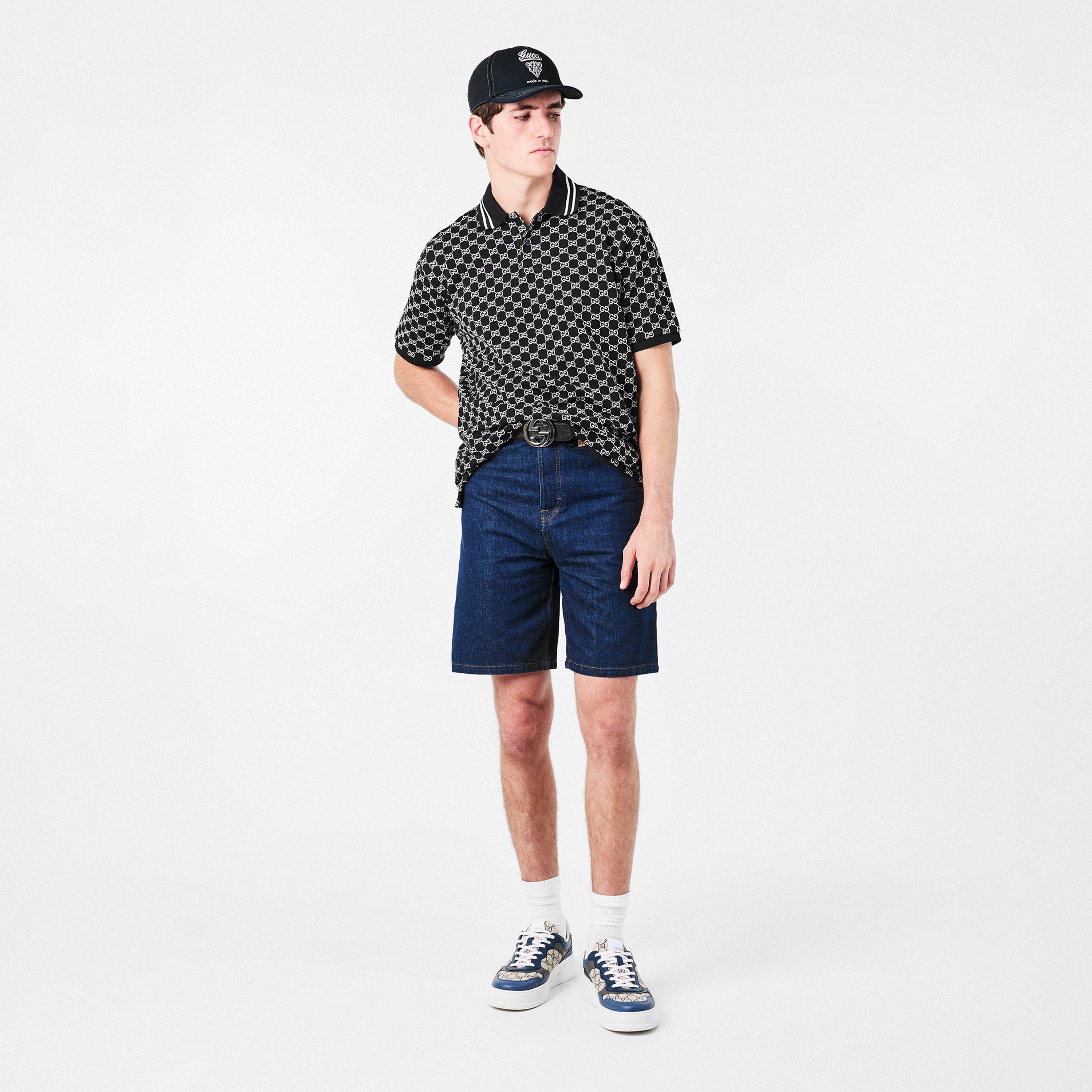 Blue/GG - Gucci - Men's Motif Chunky Trainers - 7