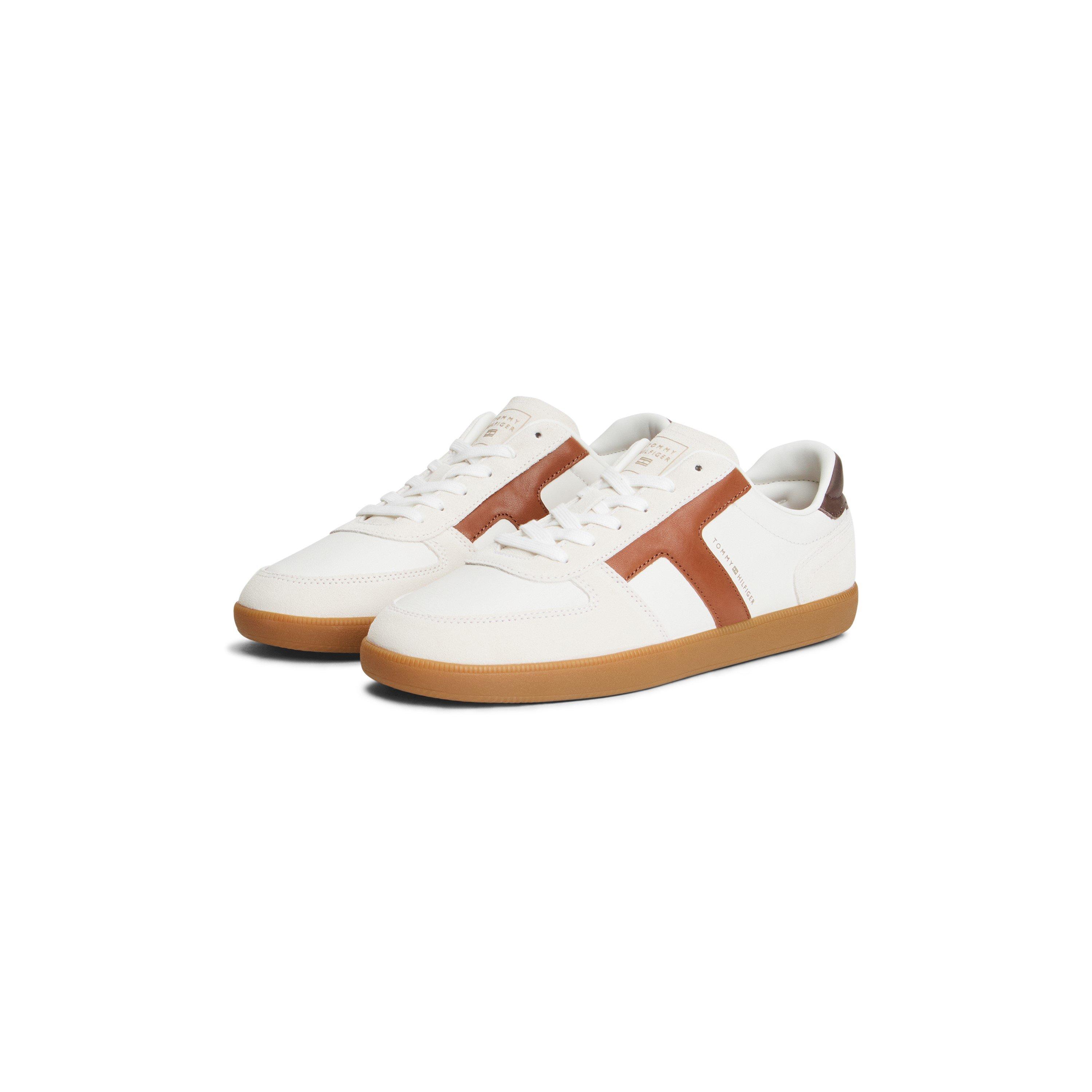 Ecru - Tommy Hilfiger - Men's Tribeca Suede Low-Top Trainers - 2