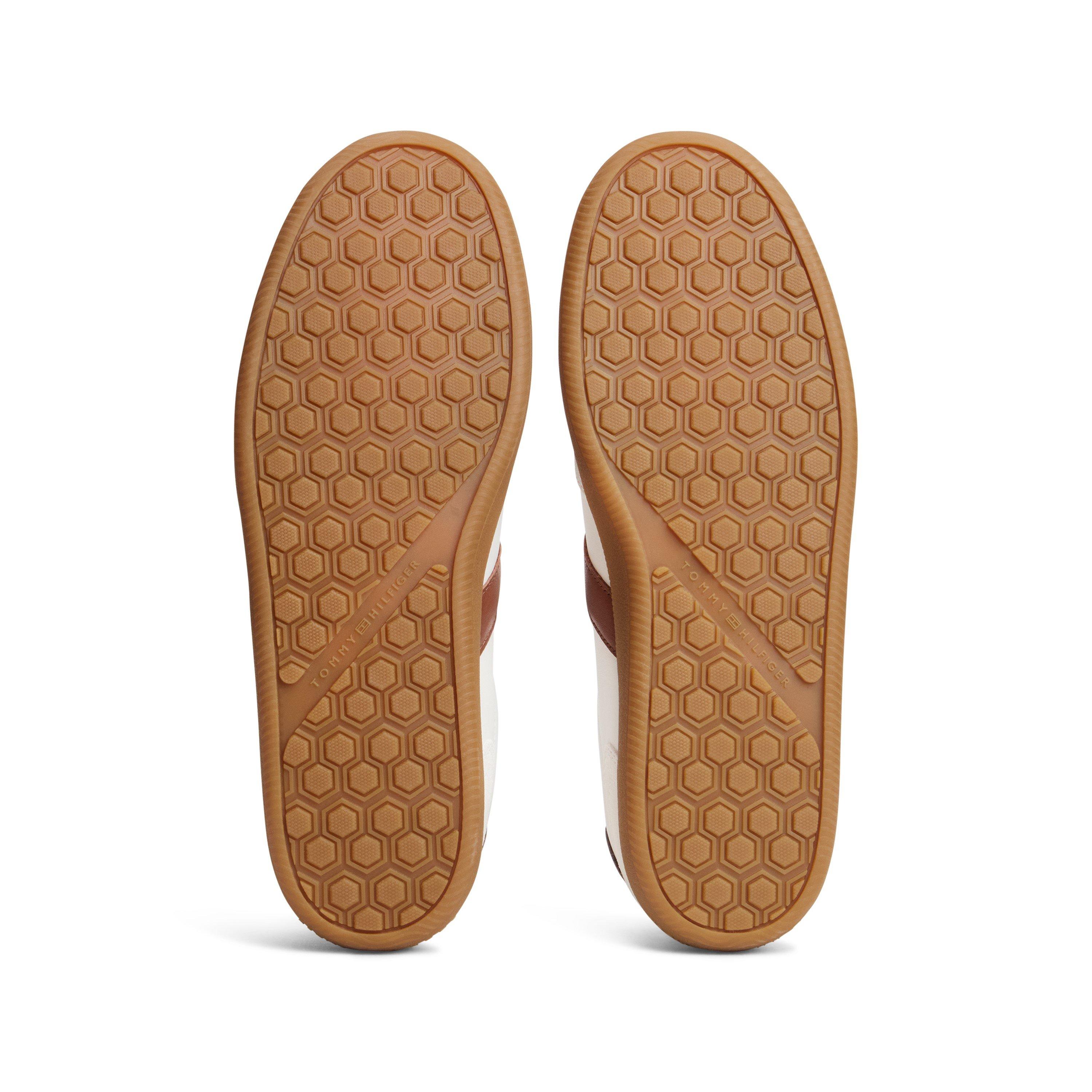 Ecru - Tommy Hilfiger - Men's Tribeca Suede Low-Top Trainers - 5