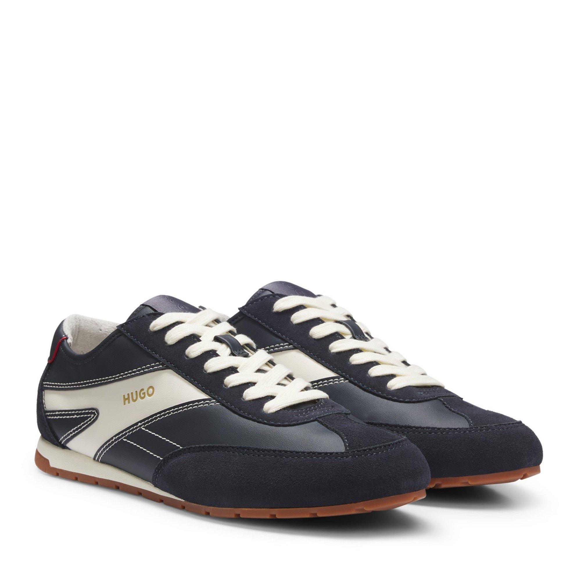 Open Blue 461 - Hugo - Mens HUGO Retro Runner Trainers with Logo Detail (Lytton) - 2