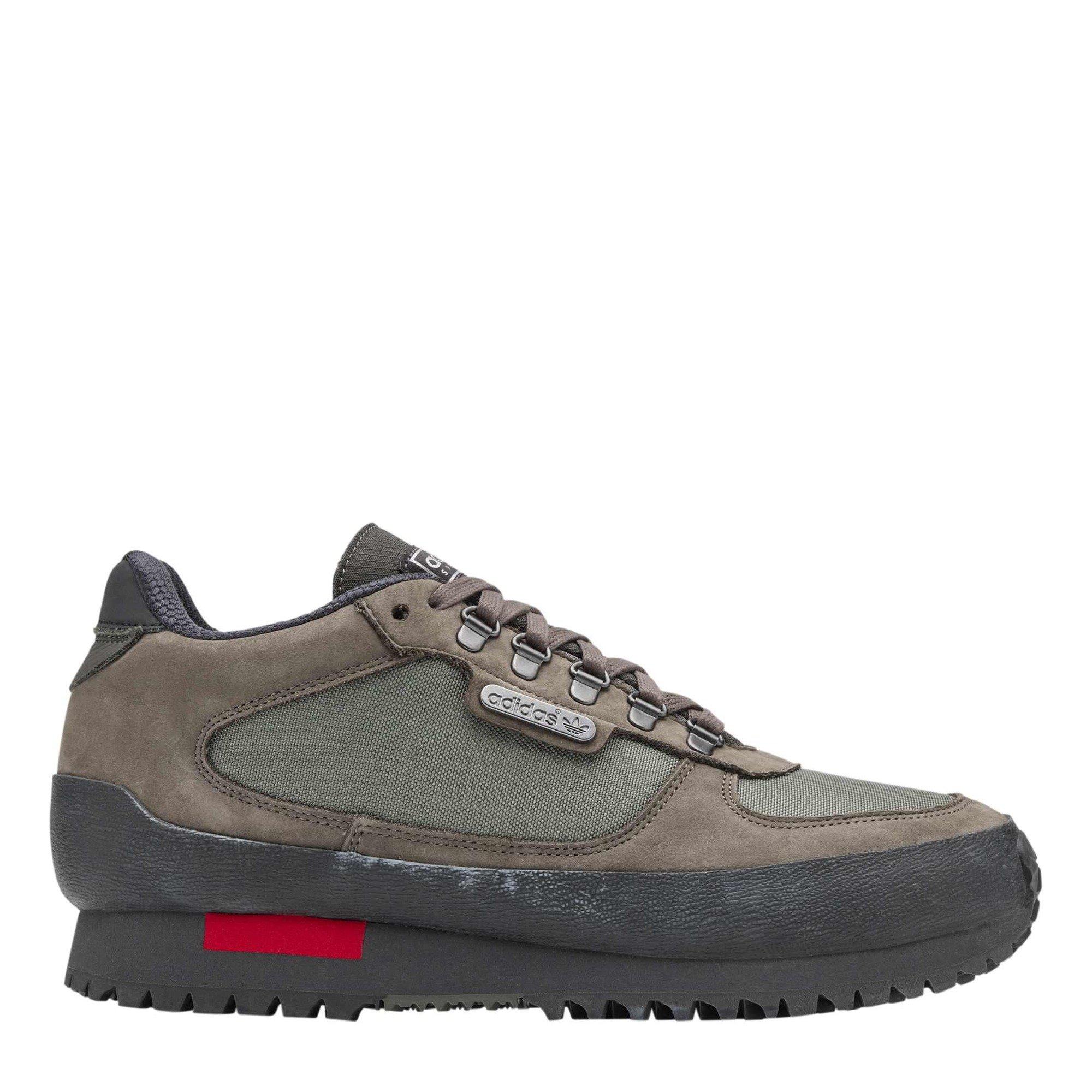 Cargo Brown - adidas - Men's Winterhill SPZL F.C. Leather Low-Top Trainers - 1