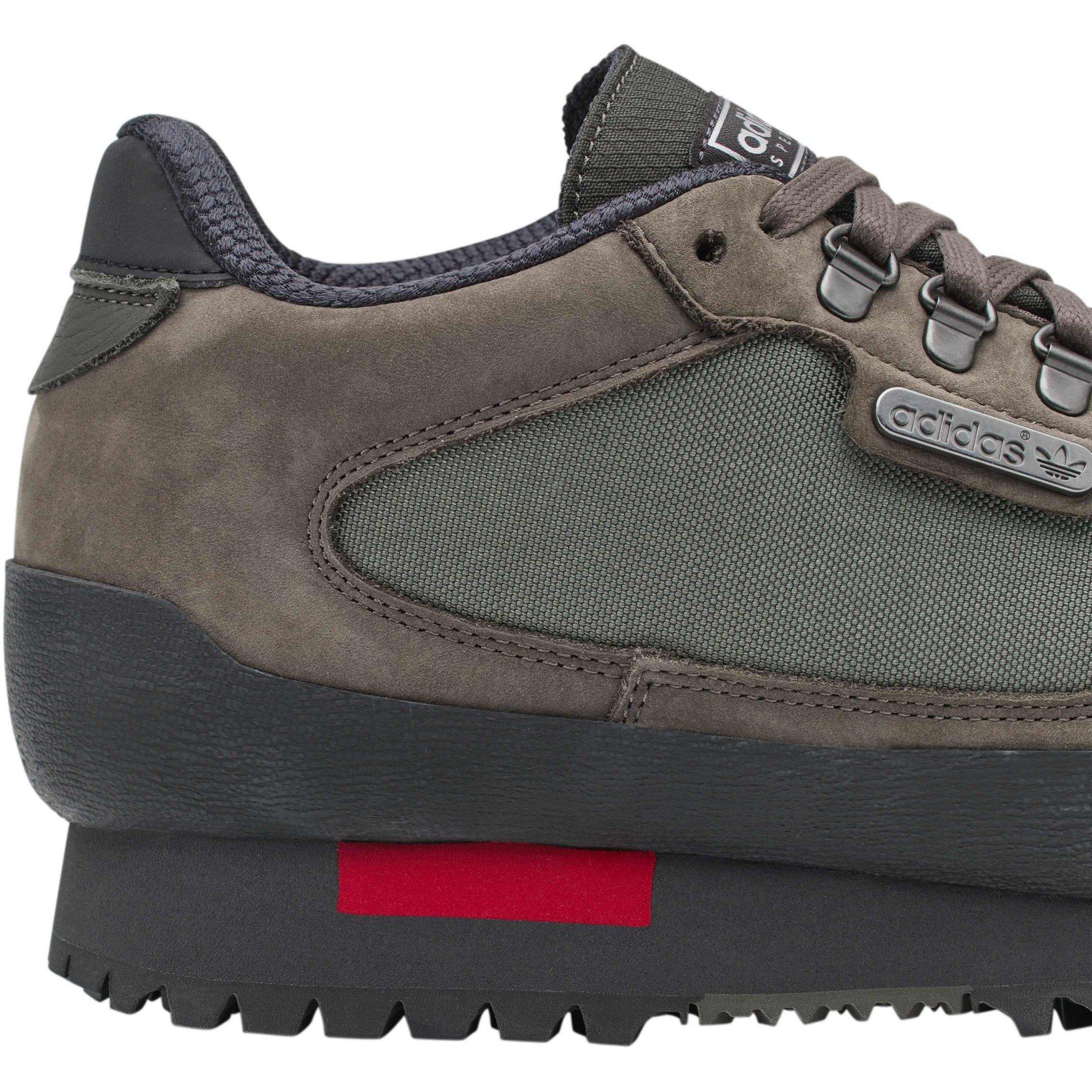 Cargo Brown - adidas - Men's Winterhill SPZL F.C. Leather Low-Top Trainers - 7