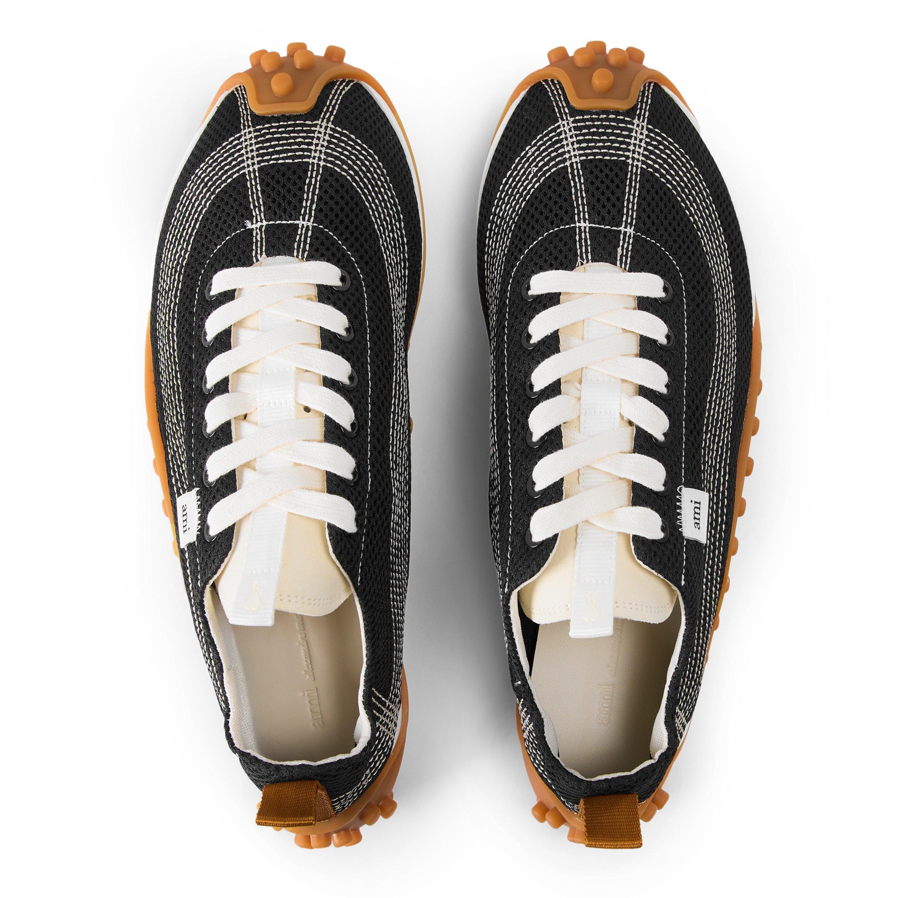 Black/Ivory - Ami Paris - Ami Mirage Sneaker Sn63 - 4