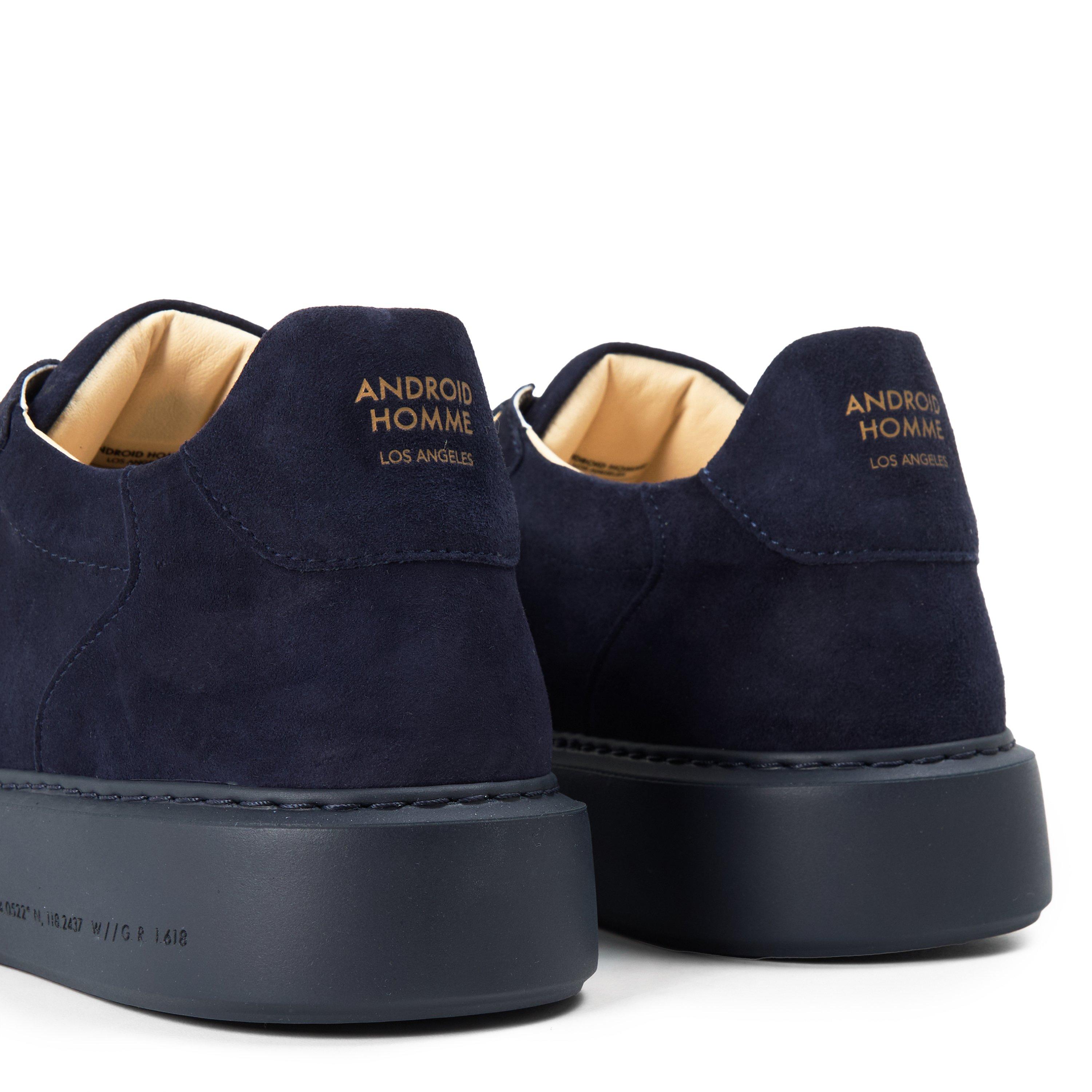 Ink/Tonal - Android Homme - Men's Manhattan Suede Low-Top Trainers - 3