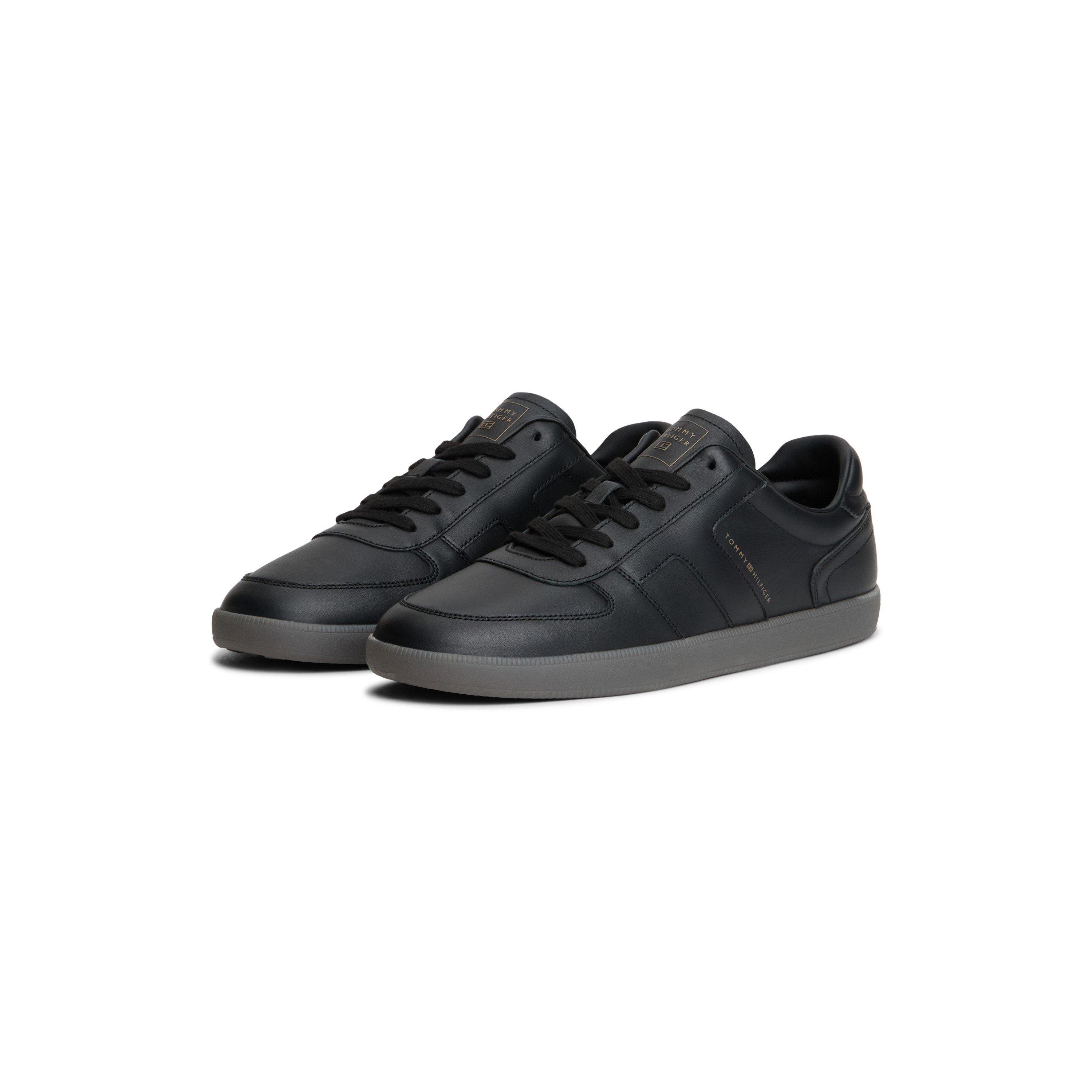Black - Tommy Hilfiger - Men's Tribeca Leather Low-Top Trainers - 2