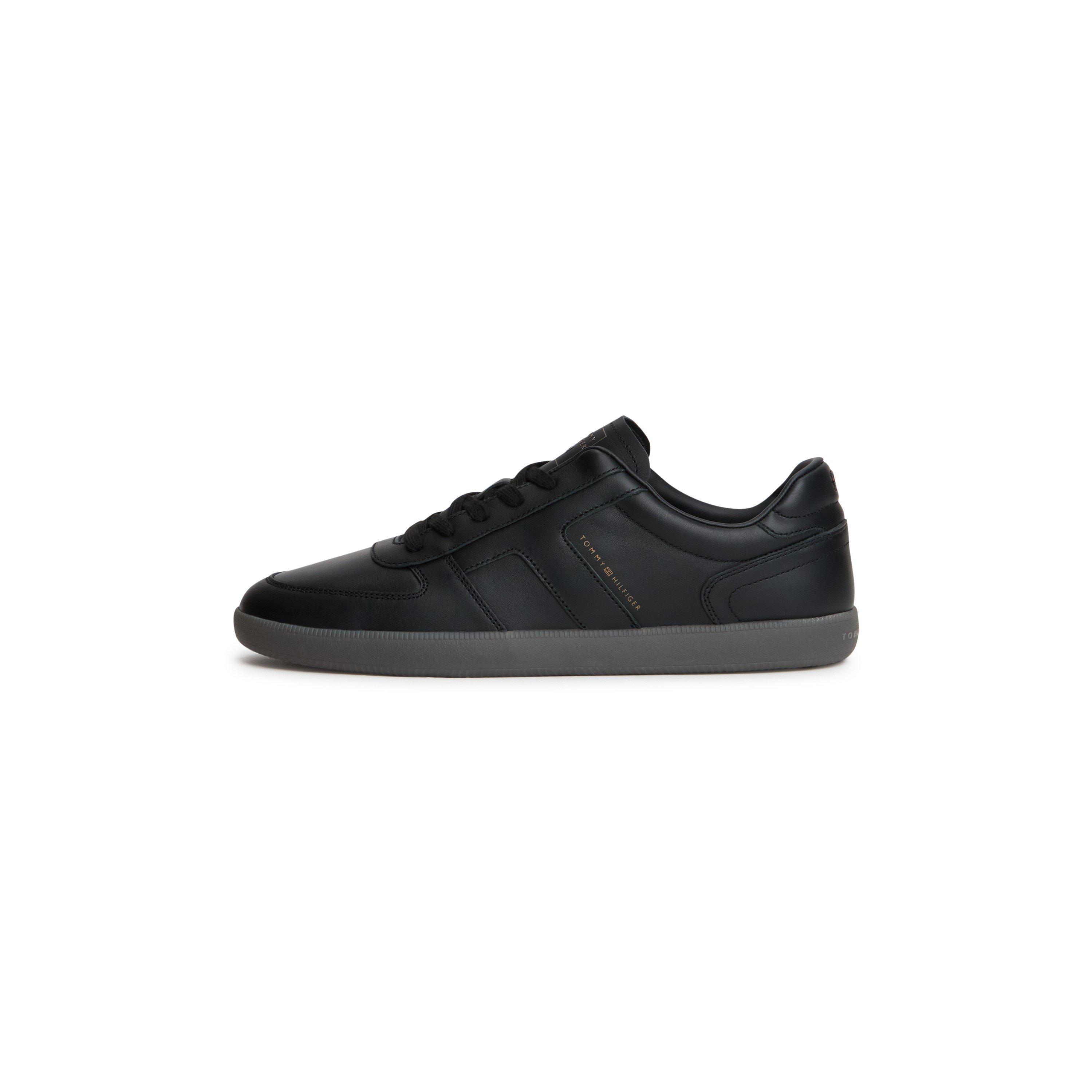 Black - Tommy Hilfiger - Men's Tribeca Leather Low-Top Trainers - 6
