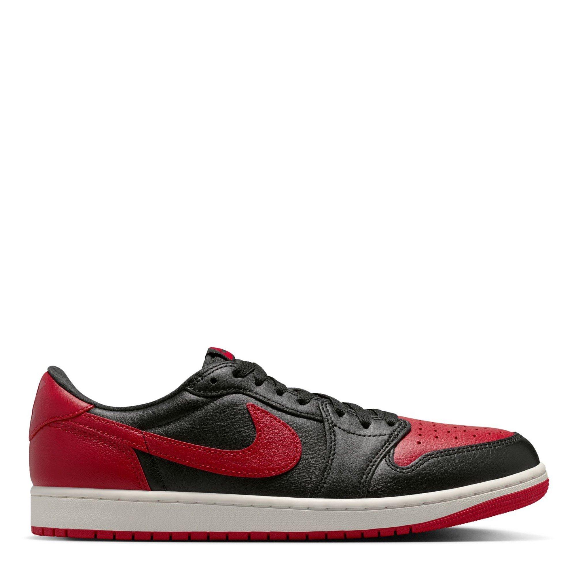 Black/Var Red - Air Jordan - Mens Air Jordan Low Trainers - 1