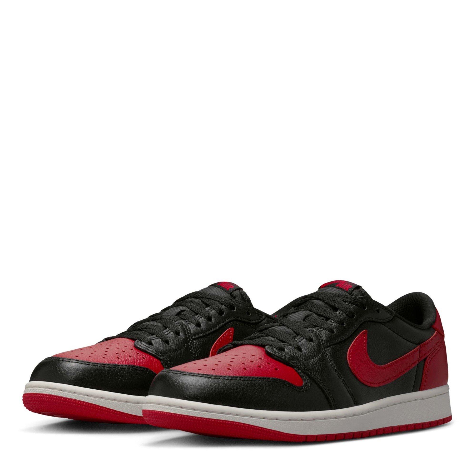 Black/Var Red - Air Jordan - Mens Air Jordan Low Trainers - 3