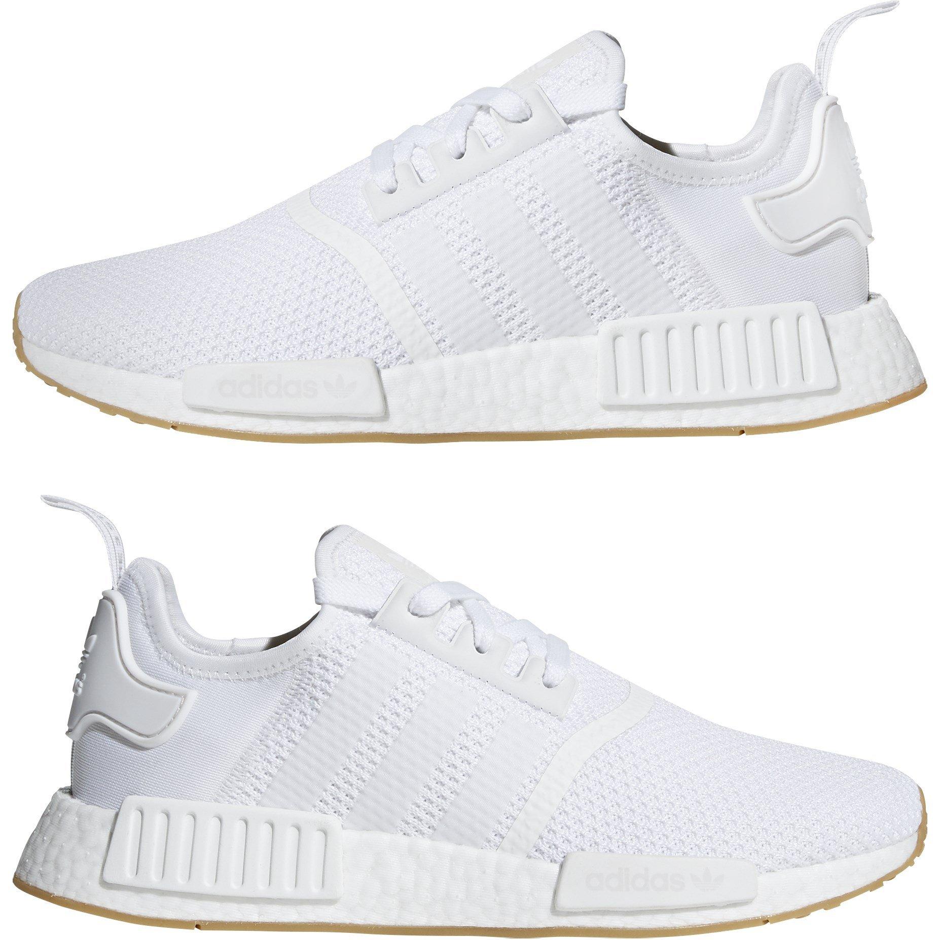 Nmd mens white shoes best sale