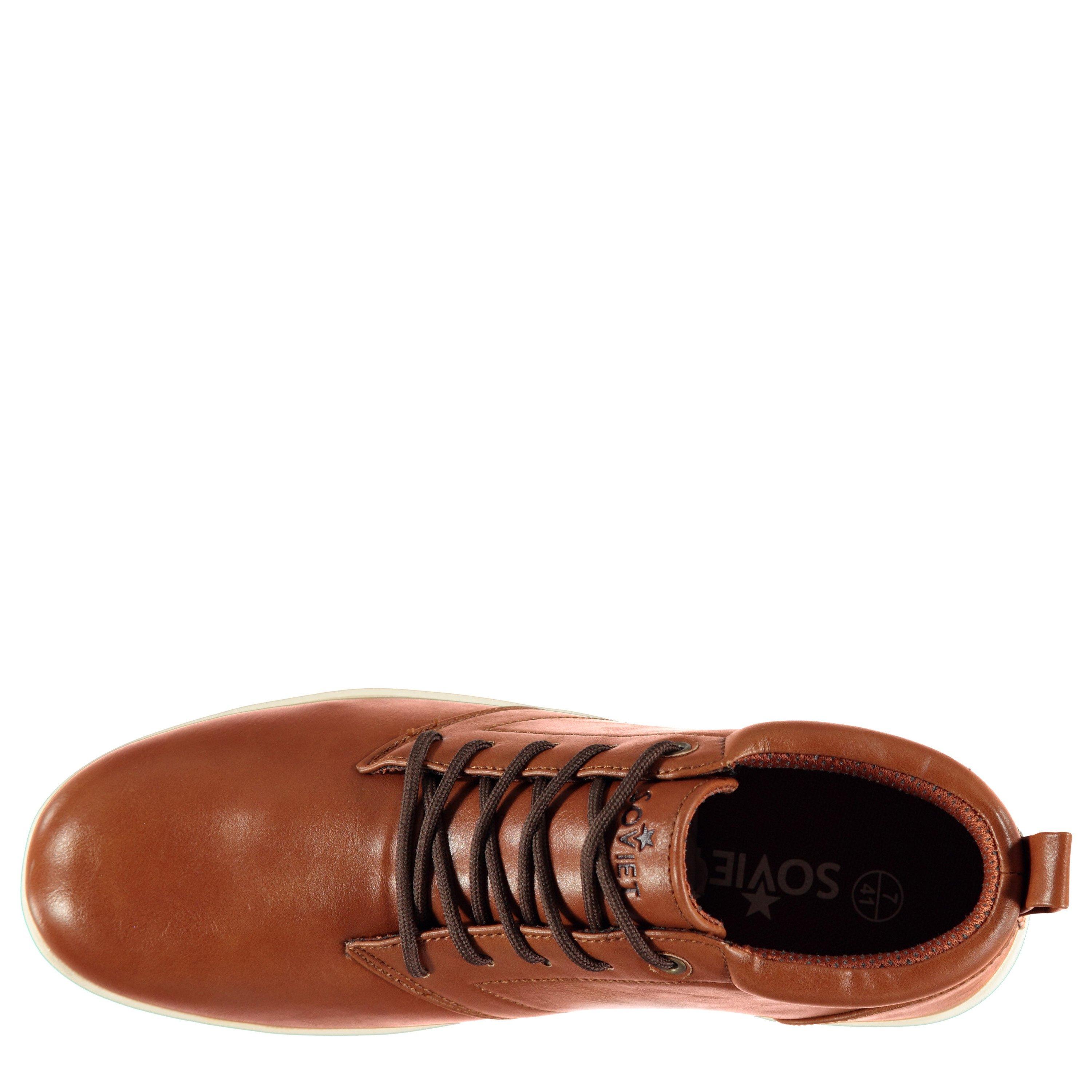 Bronceado - Soviet - Botas Mid Whitehall para hombres - 3