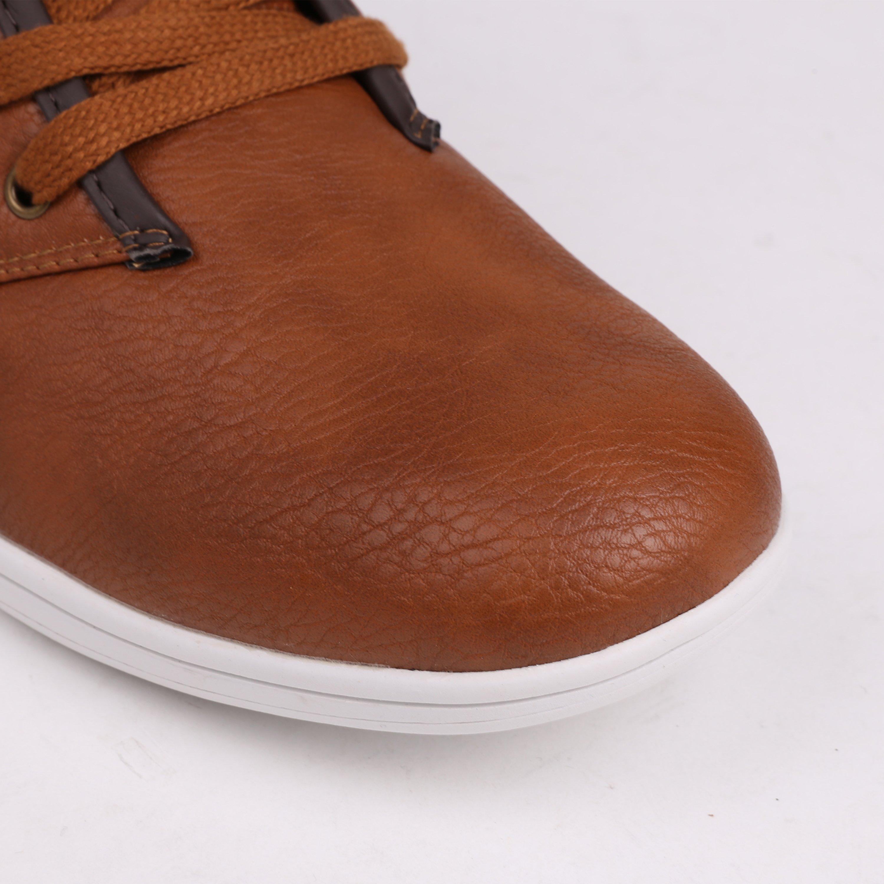 Bronceado - Soviet - Botas Mid Whitehall para hombres - 6