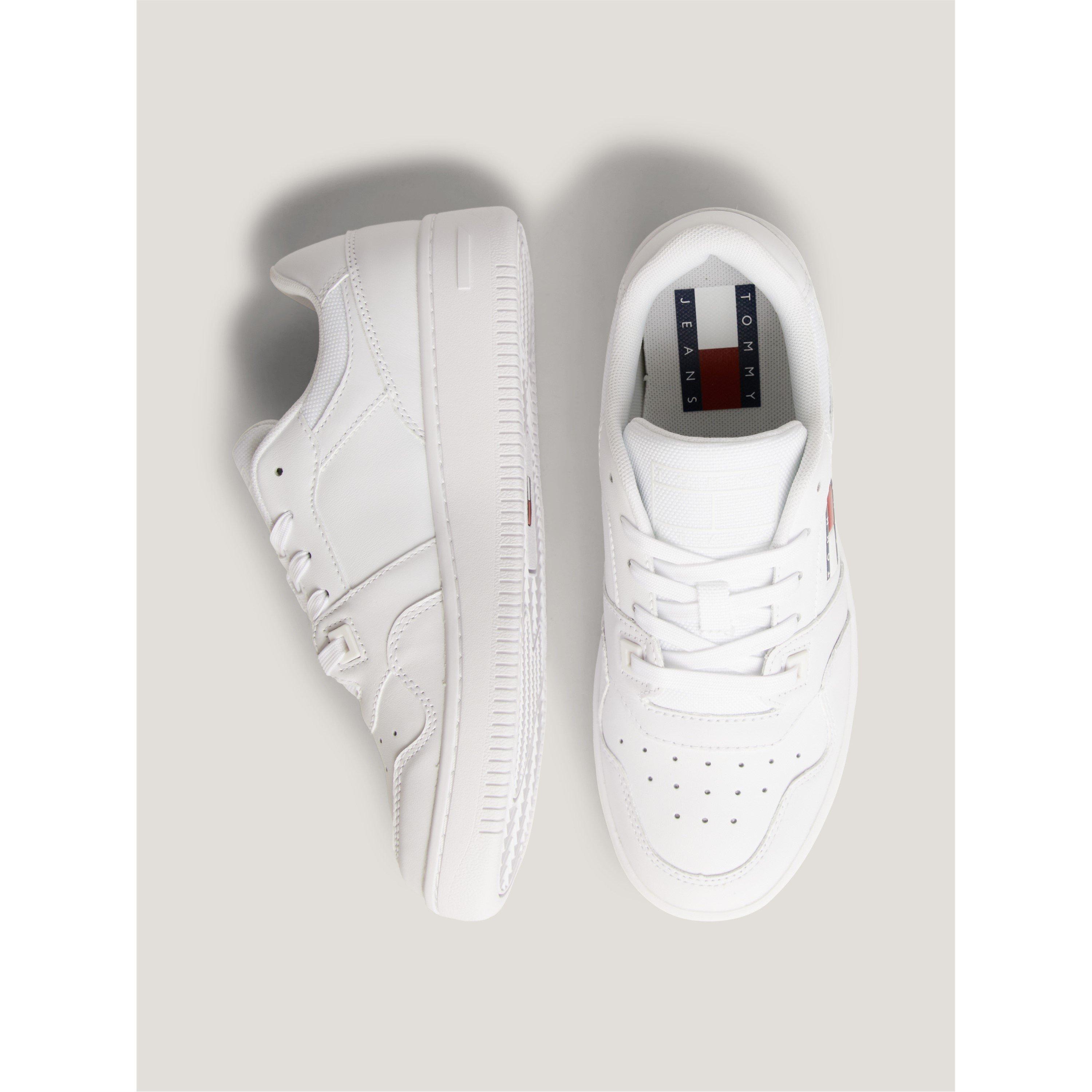 White - Tommy Jeans - Essential Retro Basketball Trainers - 5