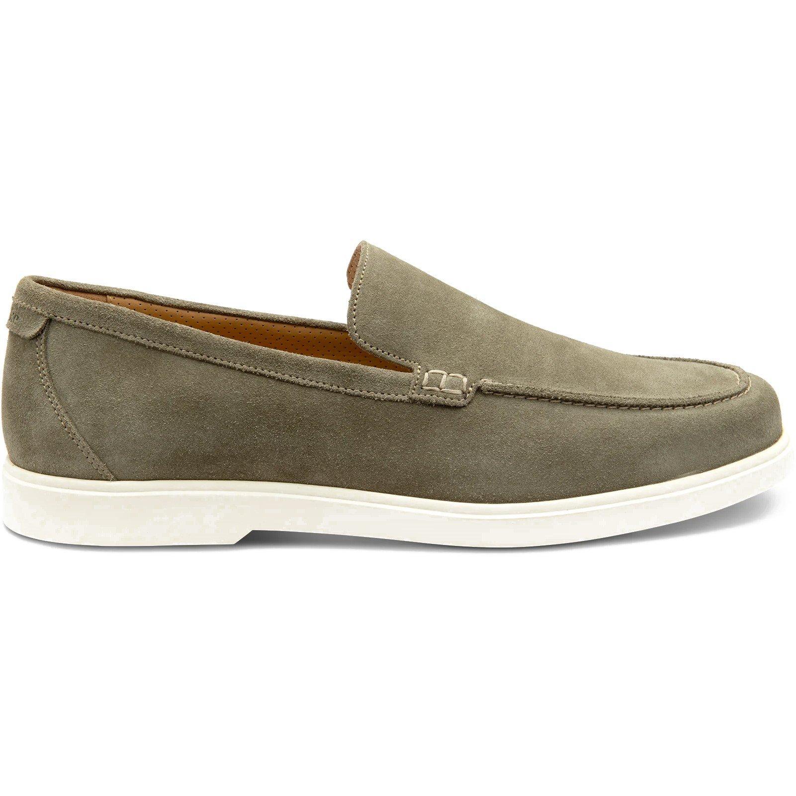 Loake Men's Tuscany Loafers - Pistacio Suede - 8 (42)