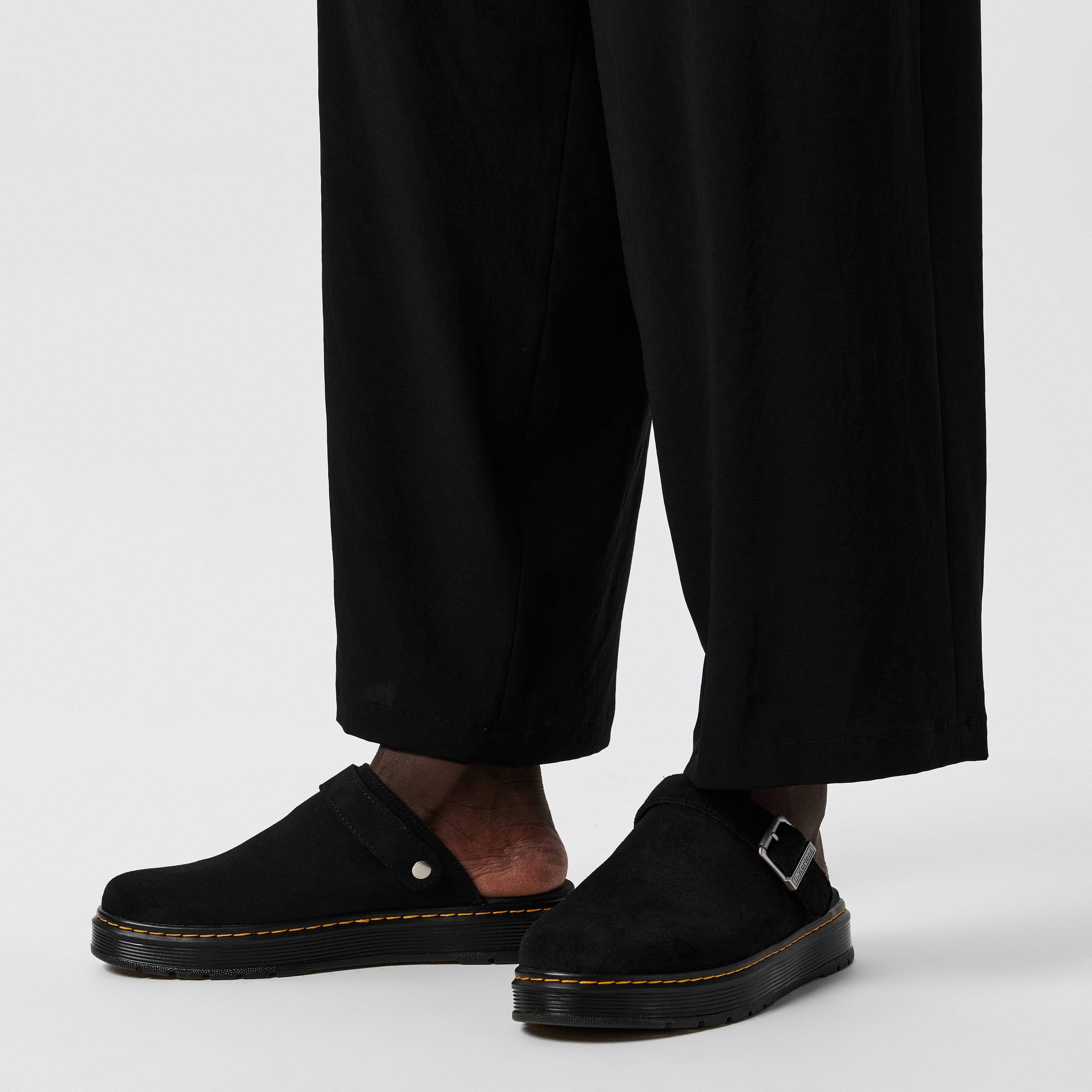 Black Suede - Dr Martens - Mens Brookline Mules - 3