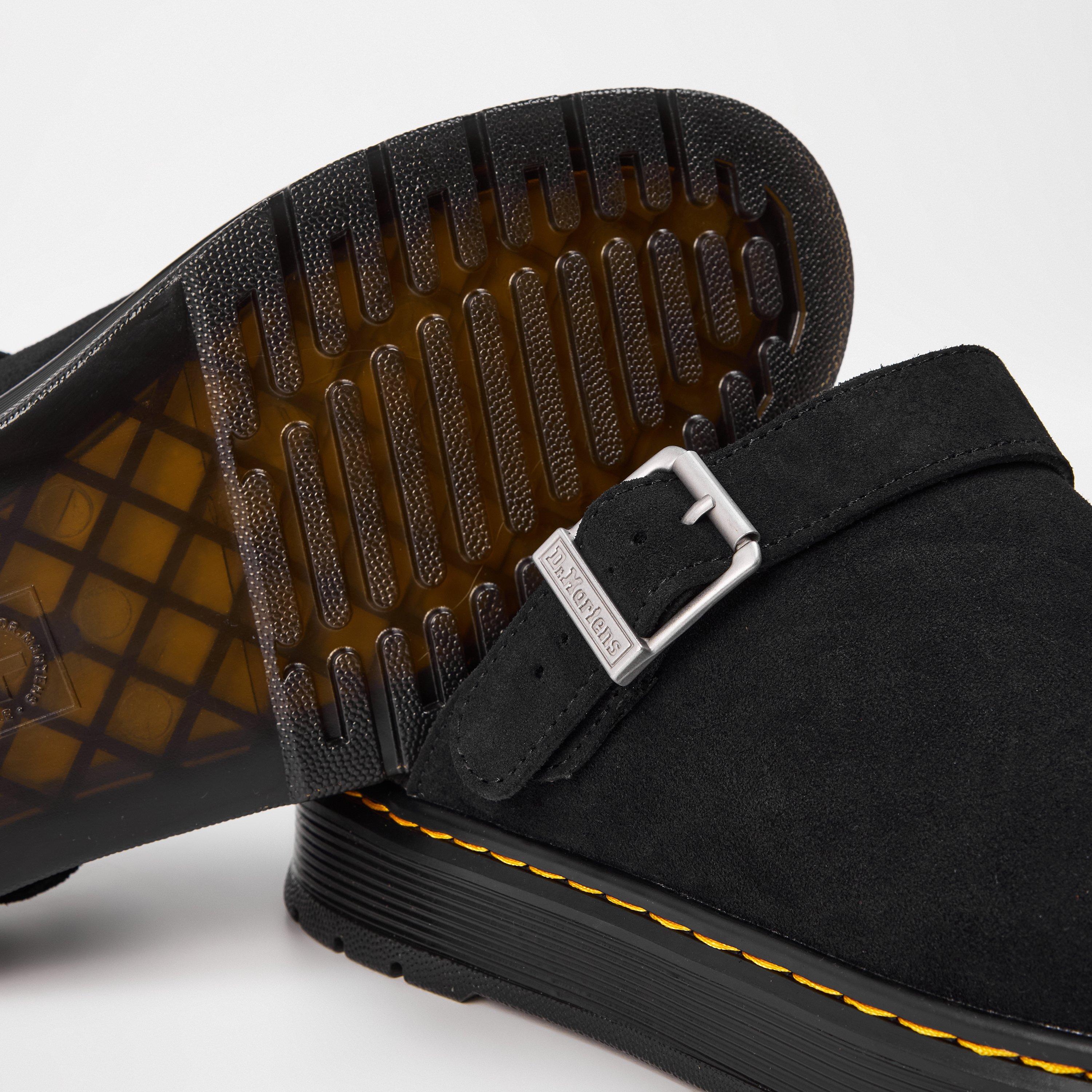 Black Suede - Dr Martens - Mens Brookline Mules - 4