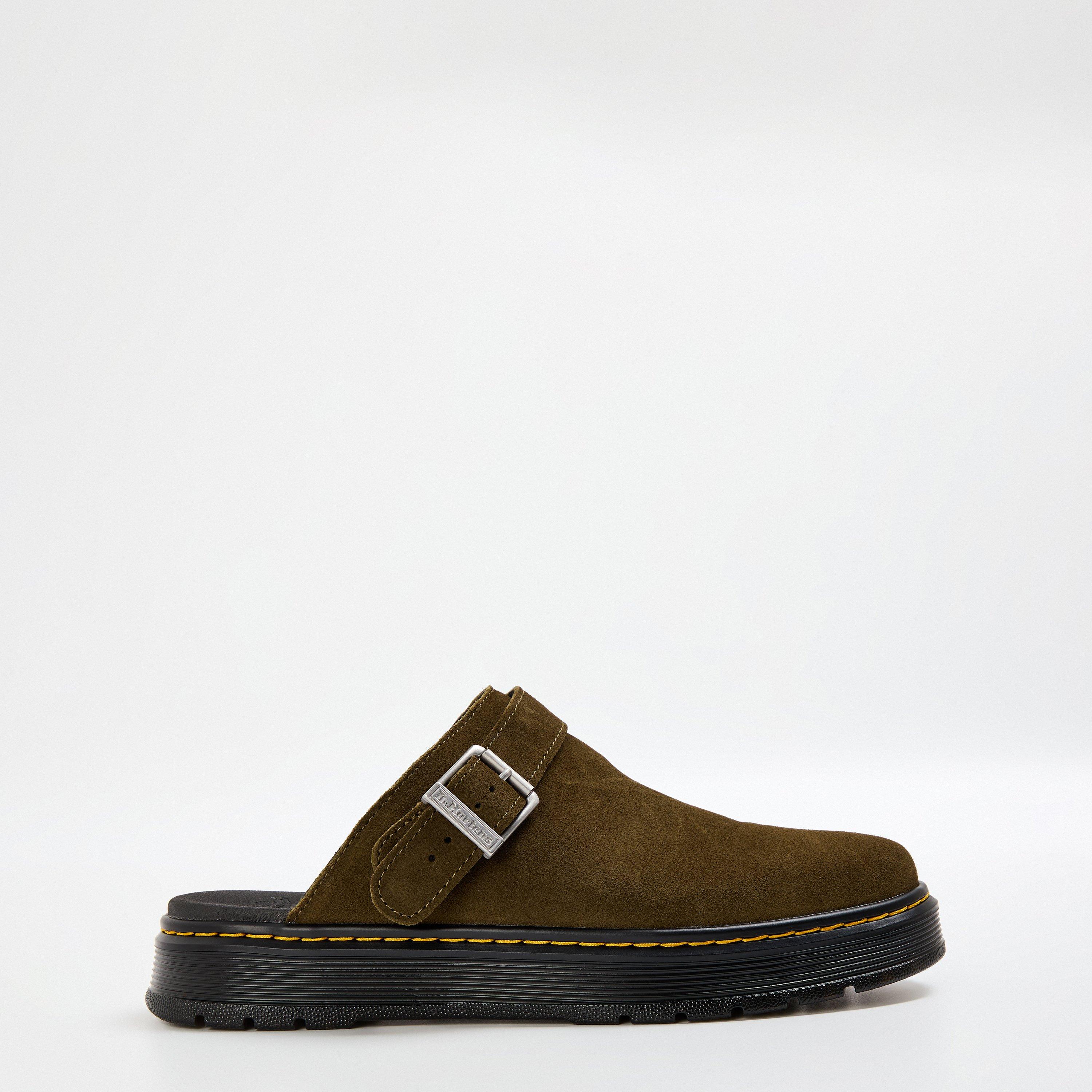 Dr Martens Brookline Mules - Olive Suede - Size 10 (45)