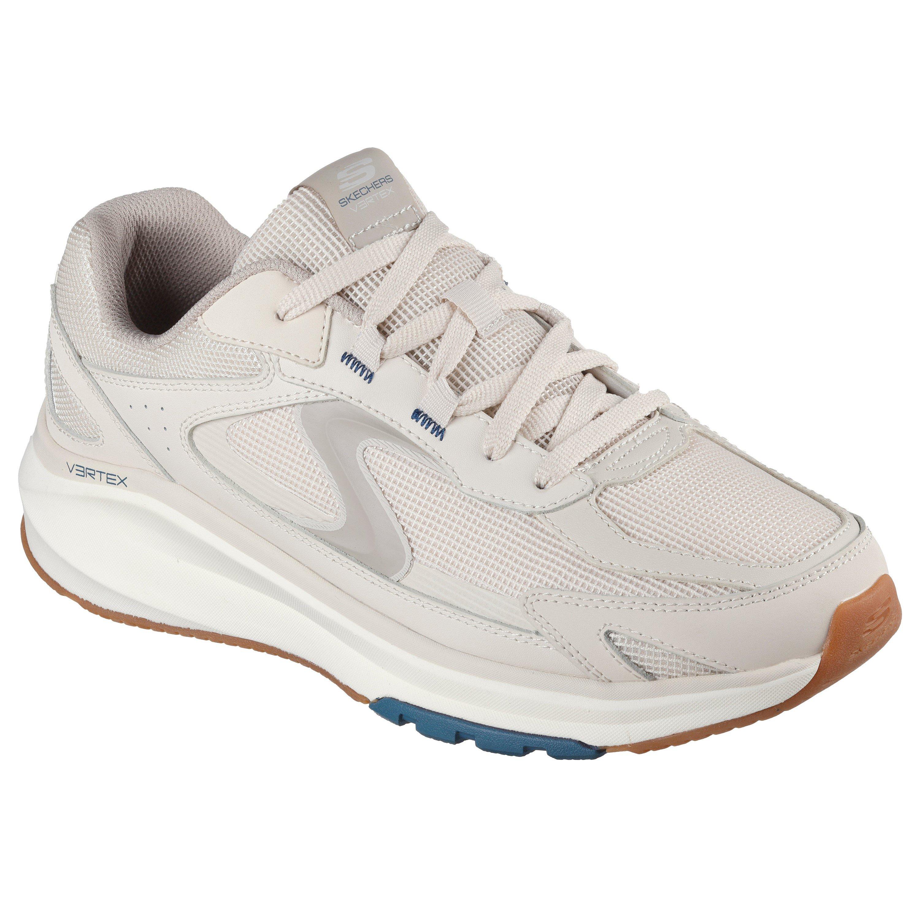 Ntrl Lth/Pu/M - Skechers - Vertex Low-Top Trainers - 3